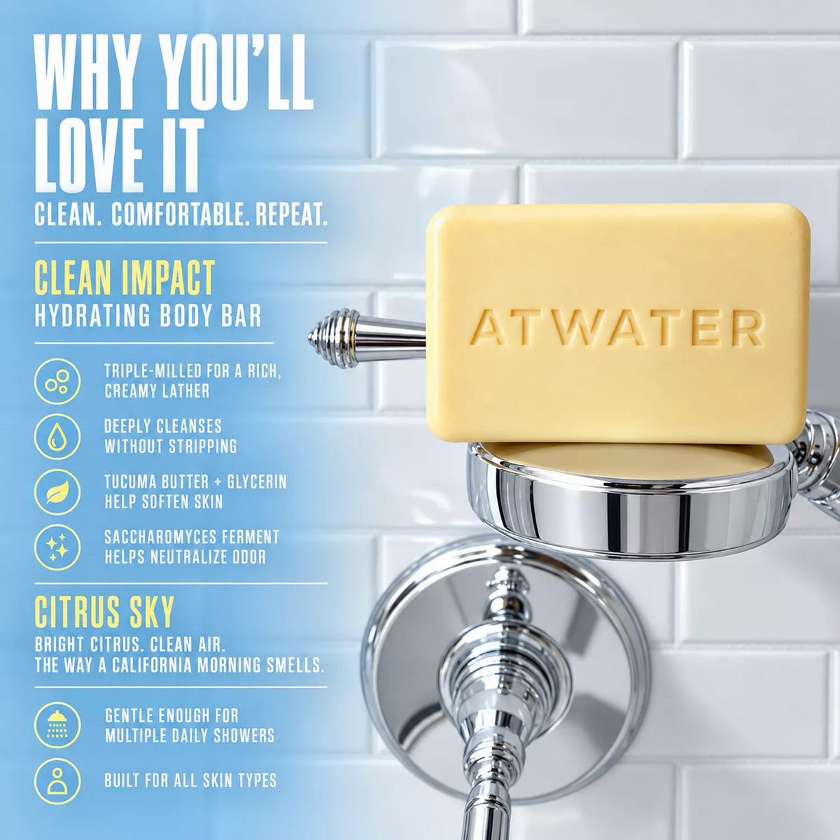 Clean Impact Hydrating and Body Cleansing Bar