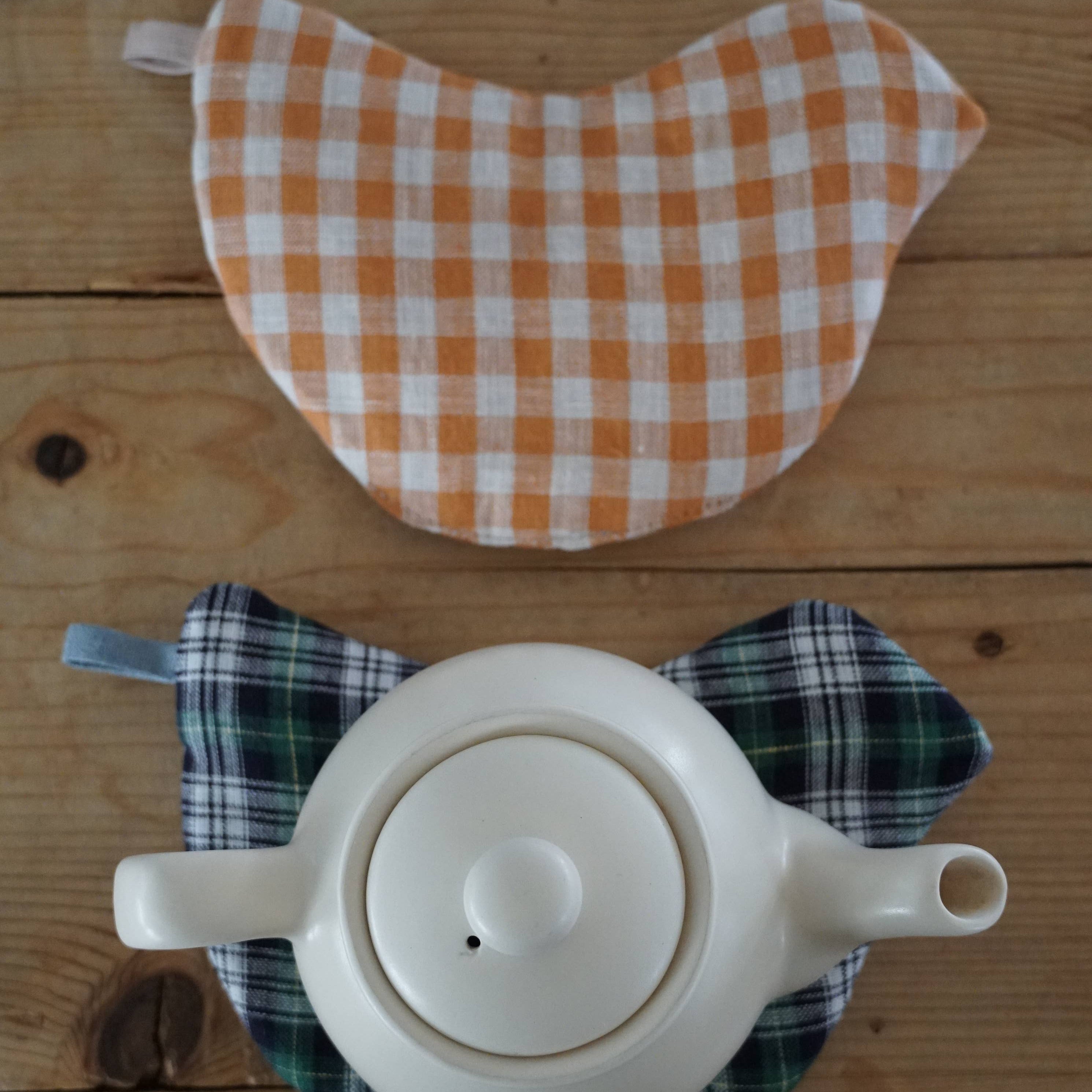 Linen Pot Holder Bird-Assorted Color