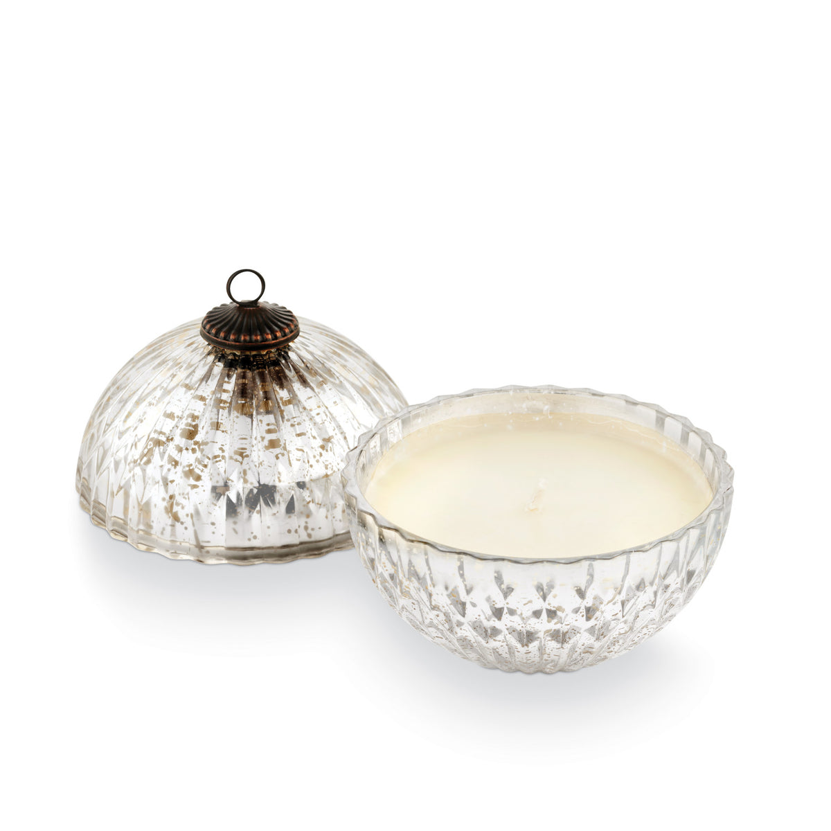 Mercury Glass Ornament Candles