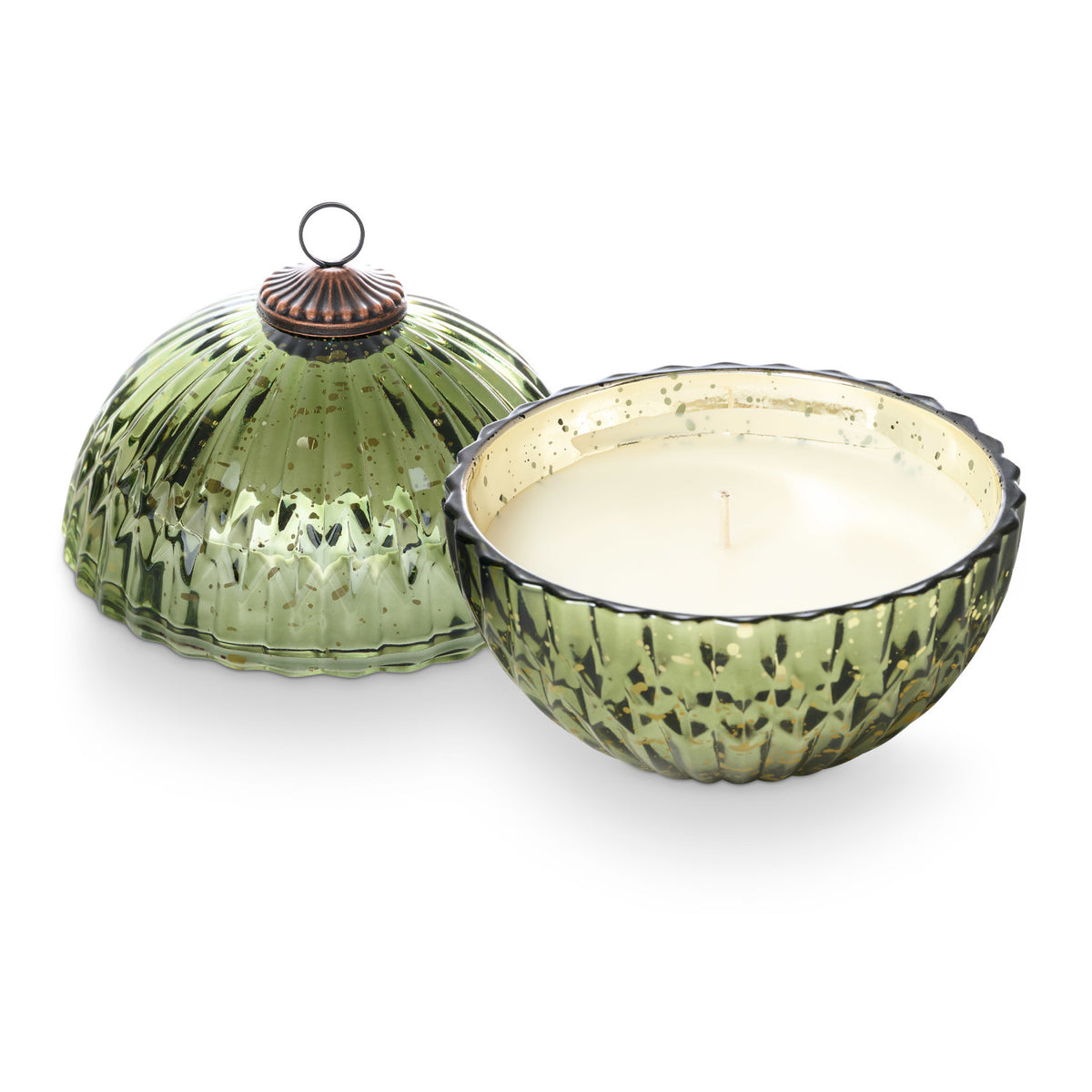 Mercury Glass Ornament Candles
