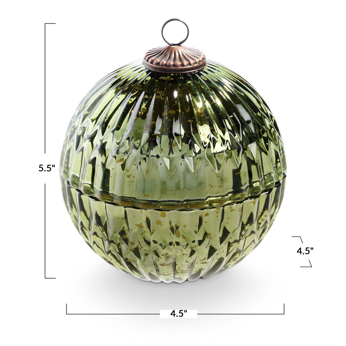 Mercury Glass Ornament Candles