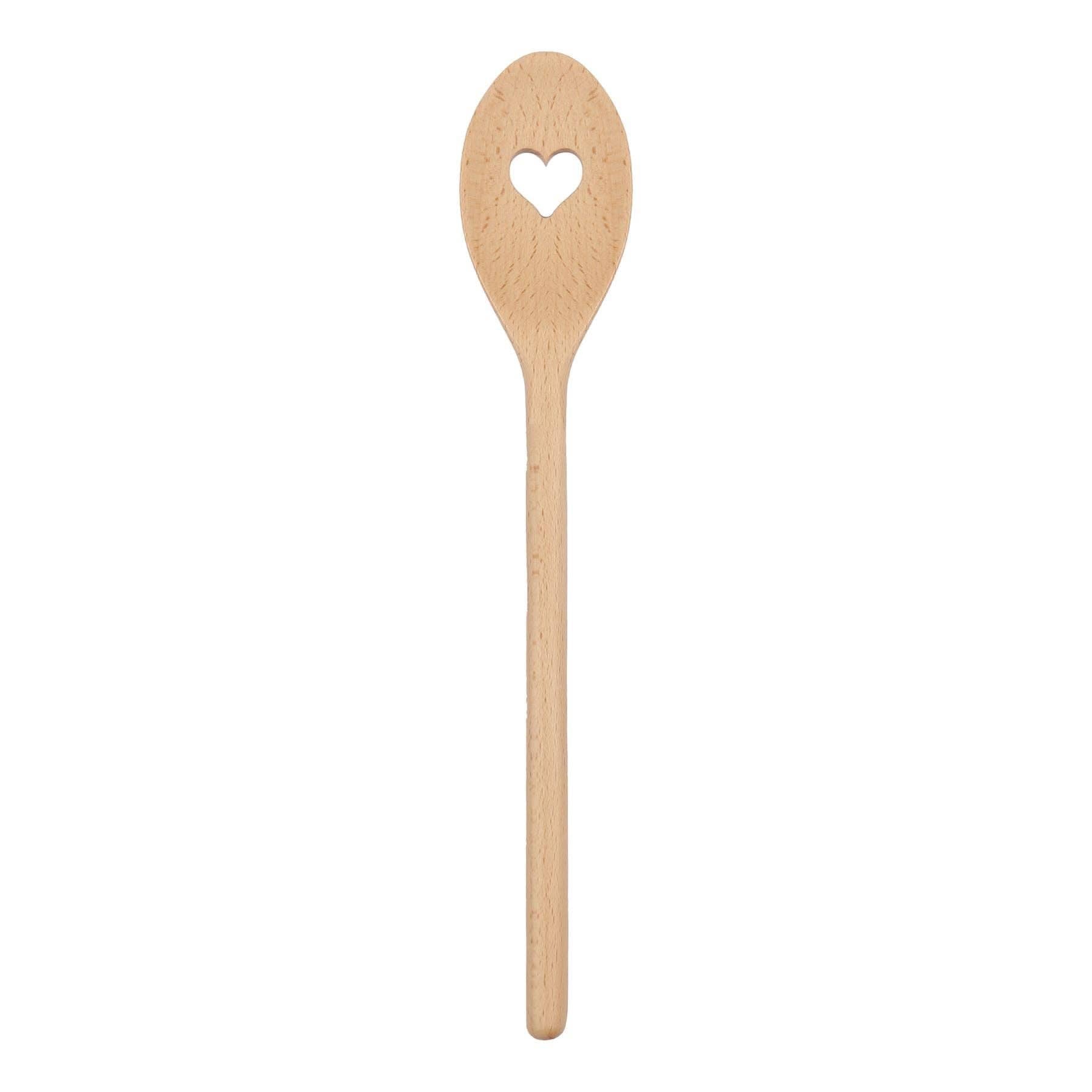 Wooden Heart Cooking Spoon
