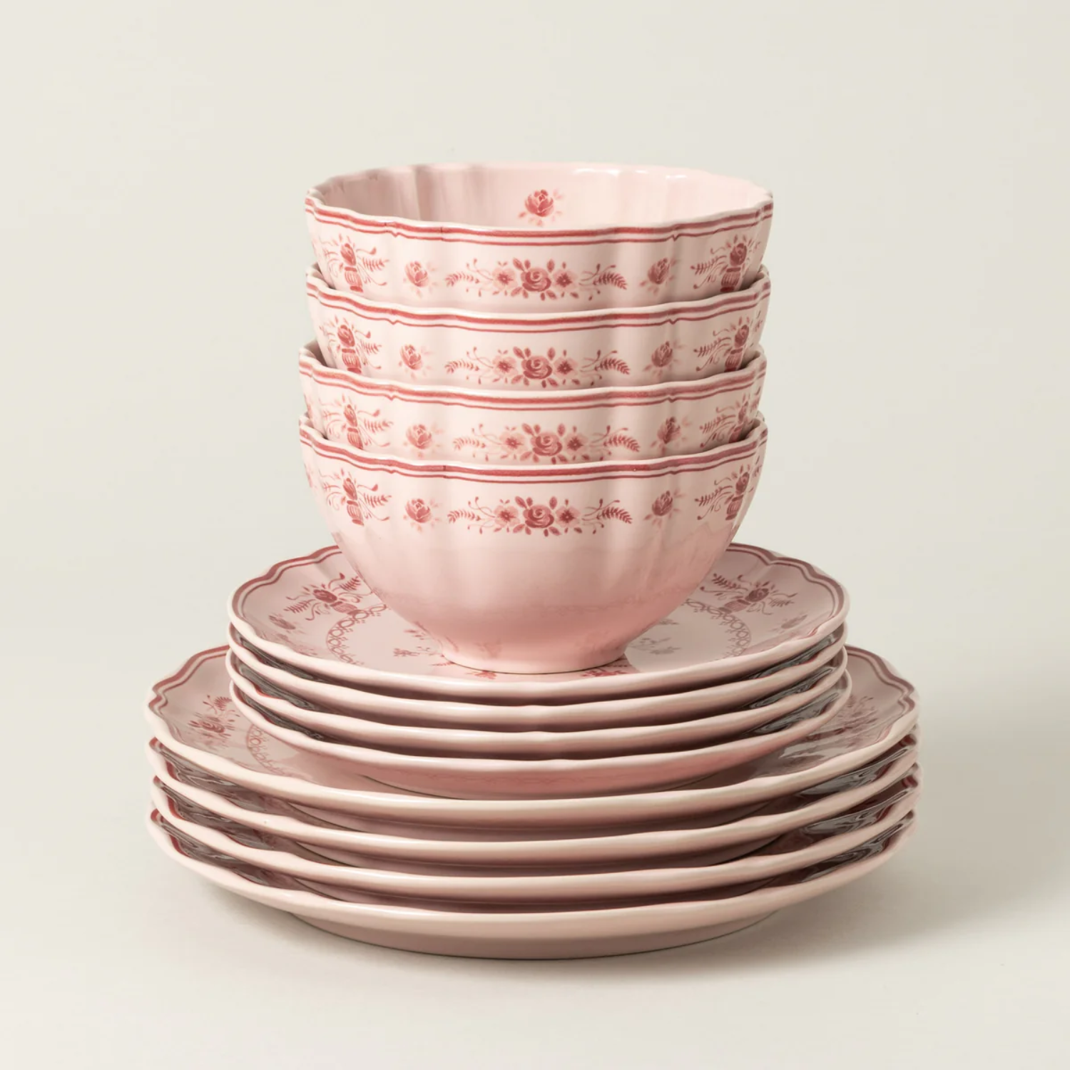 Costa Nova Vila 12-Piece Dinnerware Set with Bowl