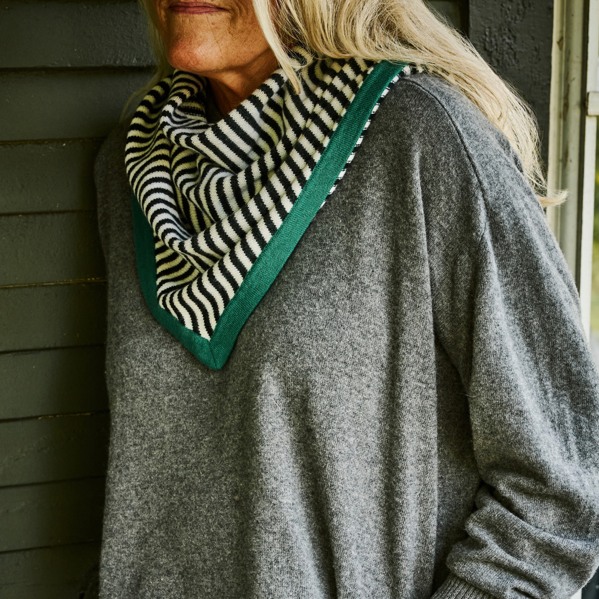 Towpath Triangle Scarf