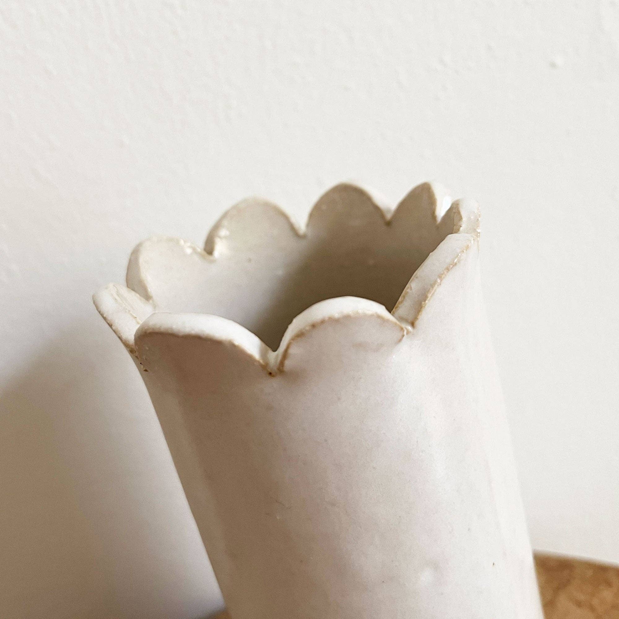 Scallop Vase-Medium