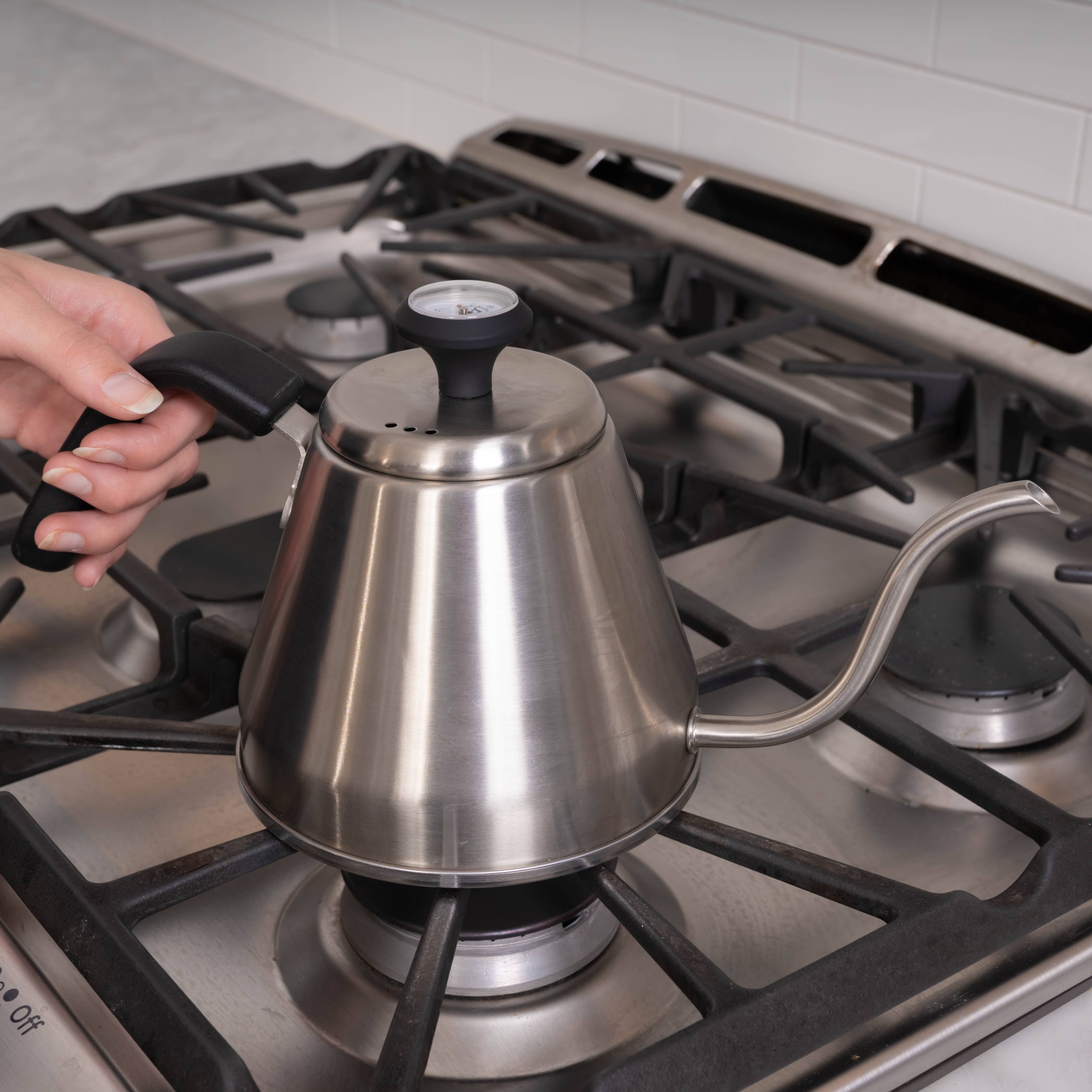 London Sip Stainless Steel Kettle w/ Beverage Thermometer