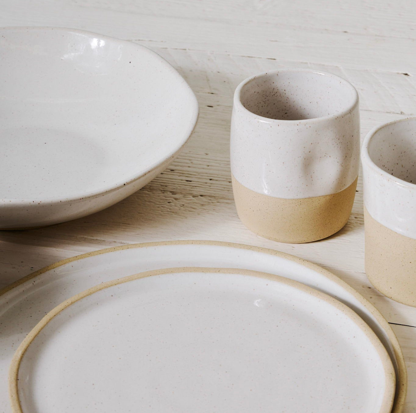 Cliffs Thumbprint Cup Set of 2