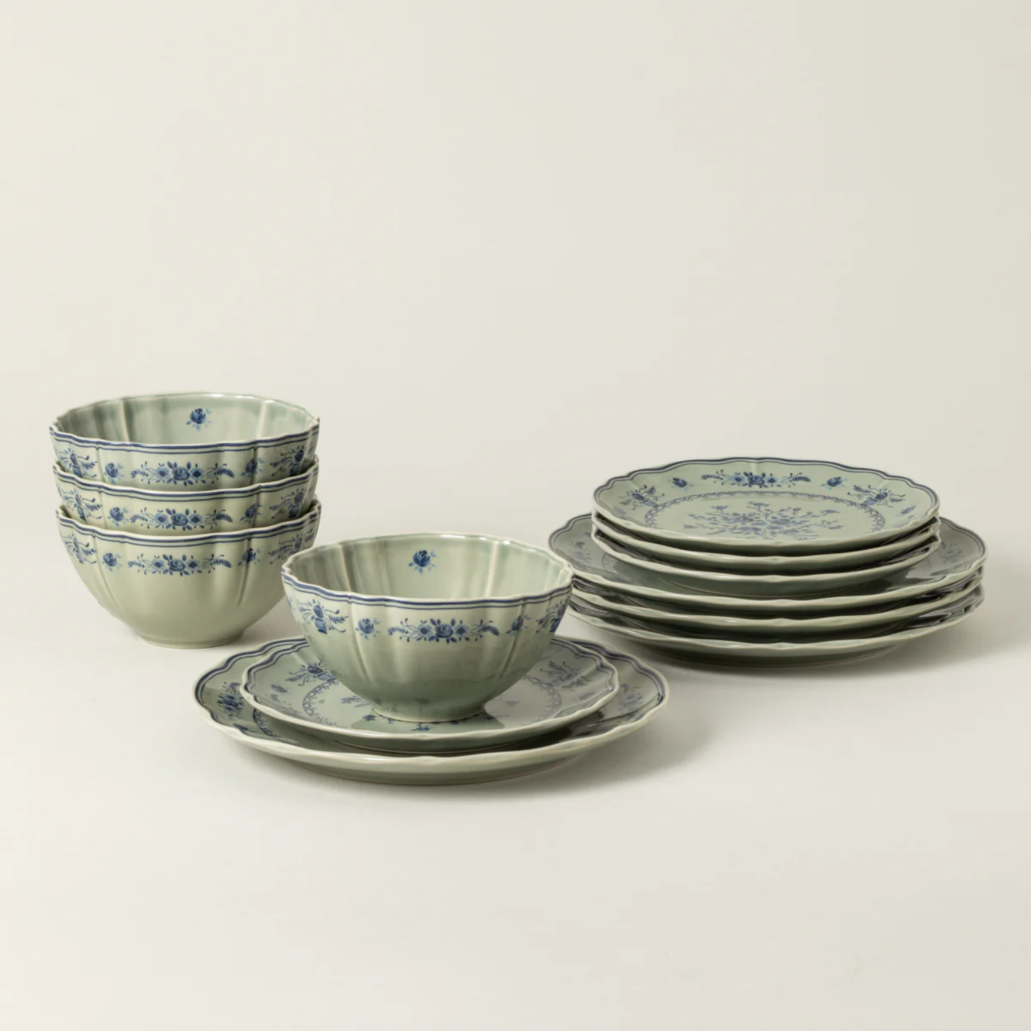 Costa Nova Vila 12-Piece Dinnerware Set with Bowl