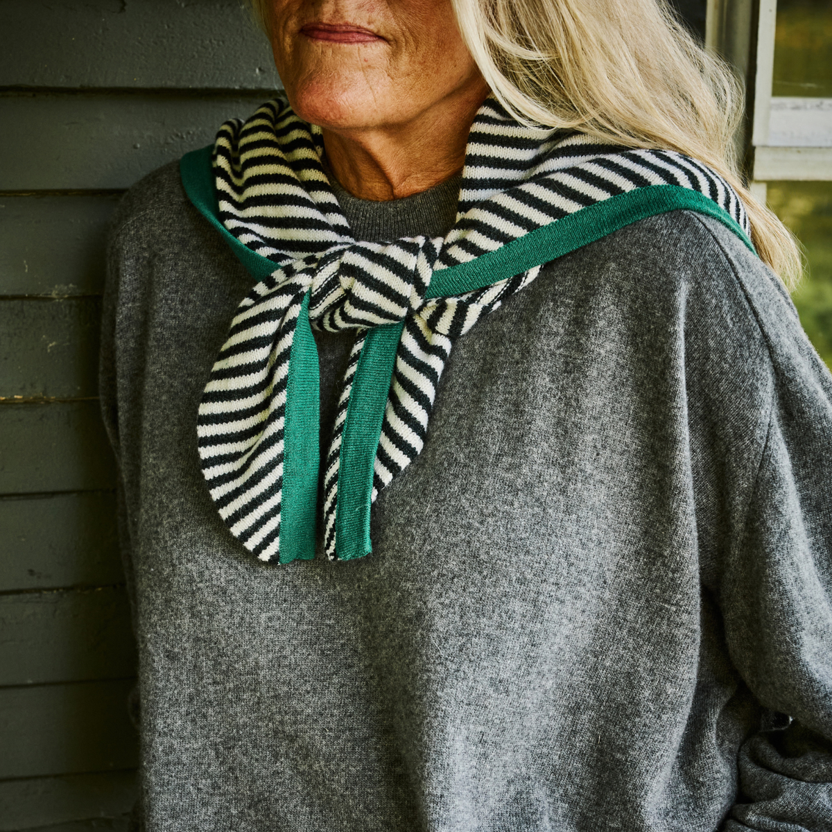 Towpath Triangle Scarf