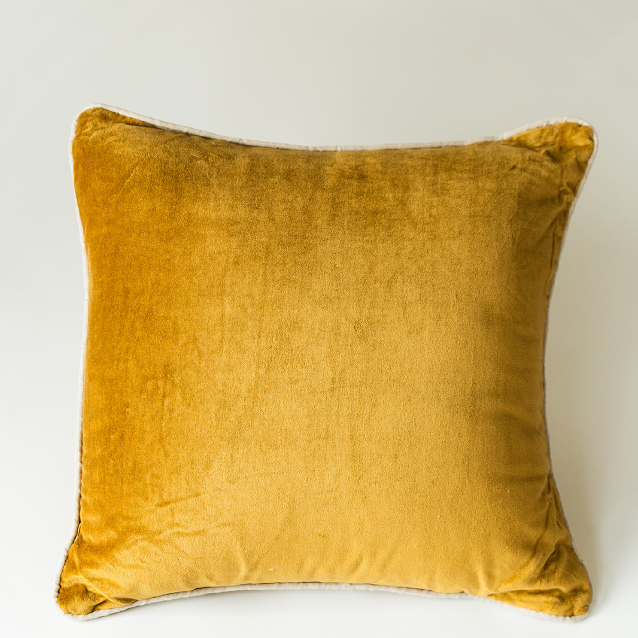 Velvet Linen Stripe Pillow