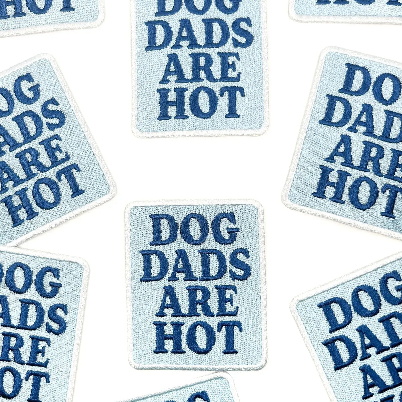 Dog Dads Are Hot Patch – Funny Iron On Patch for Dog Lovers