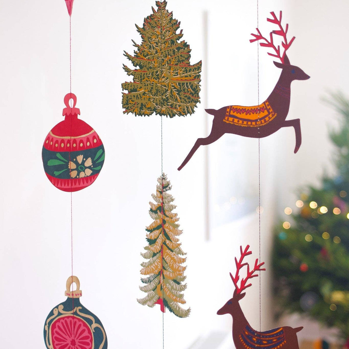 Baubles Vertical Wall Hanging