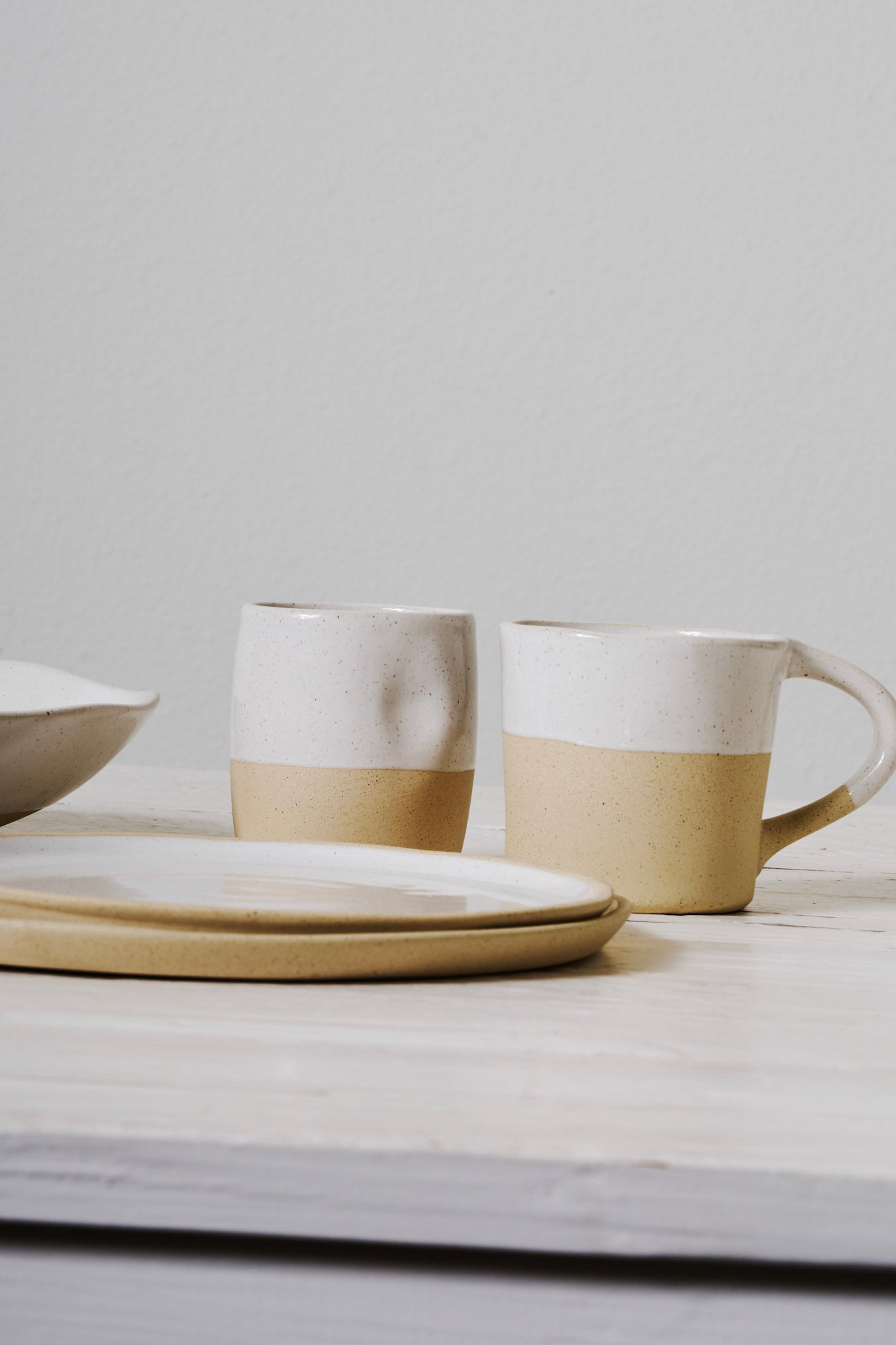 Cliffs Thumbprint Cup Set of 2