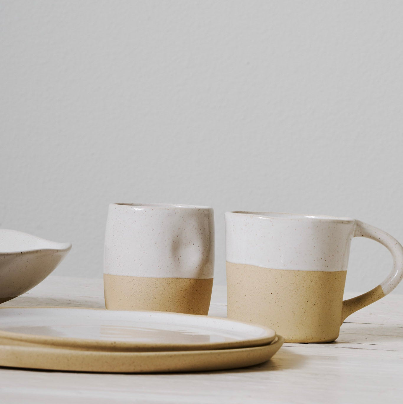 Cliffs Thumbprint Cup Set of 2