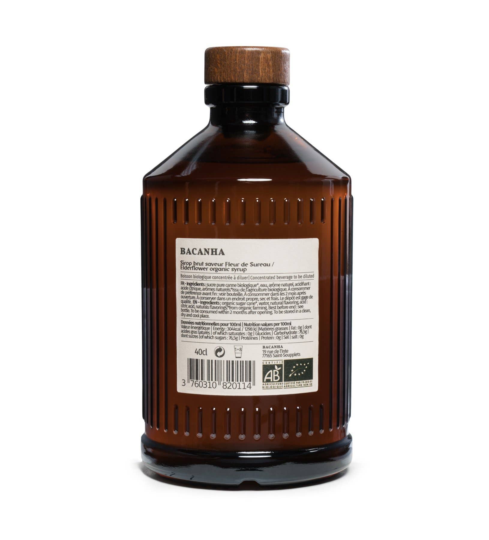Raw Elderflower Syrup - Organic - 13.5 fl. oz.