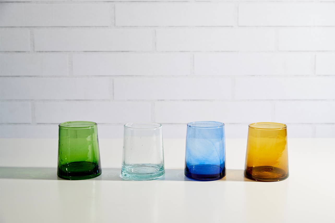 Moroccan Cone Glassware Small - Amber