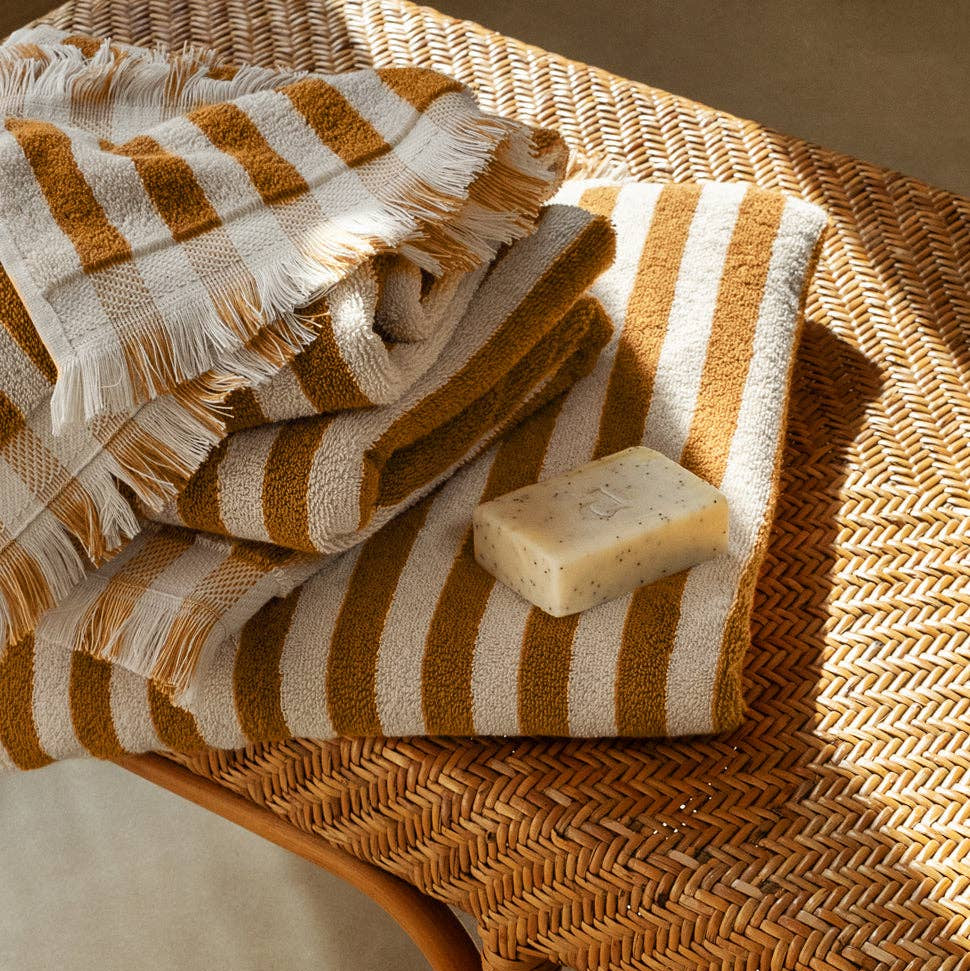Pembroke Stripe Cotton Towels
