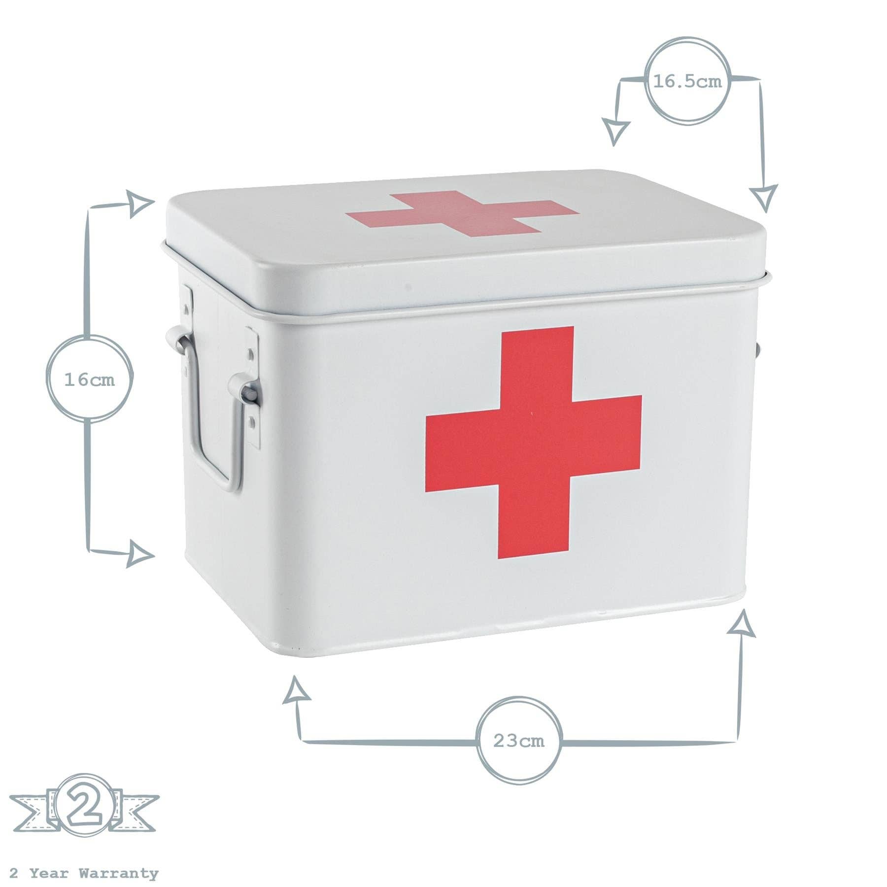 First Aid Storage Canister - White