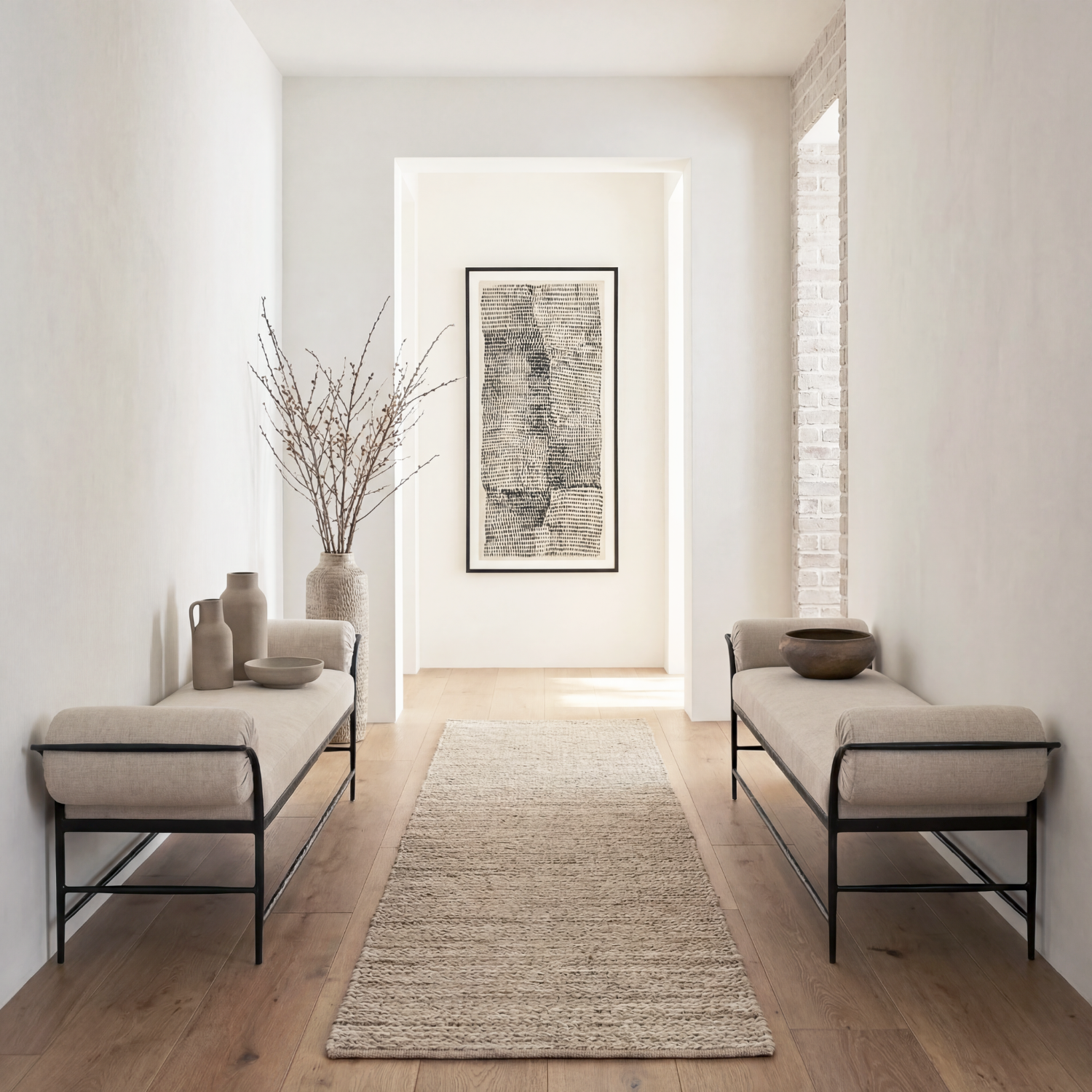 Vale Hammered Bench