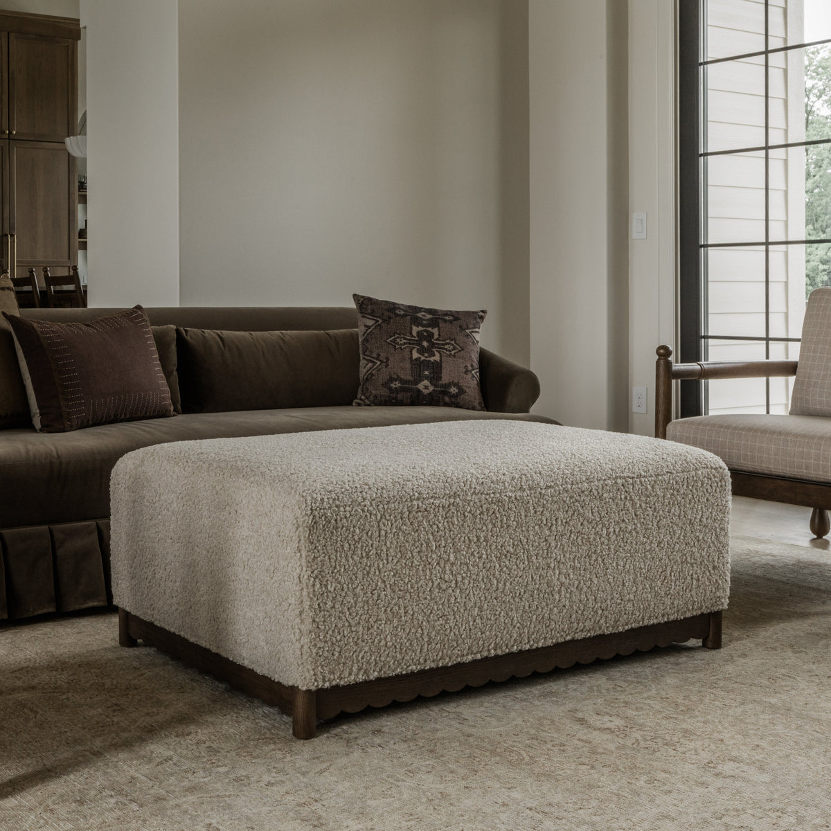 Steven Coffee Table Ottoman - Square - Made to Order
