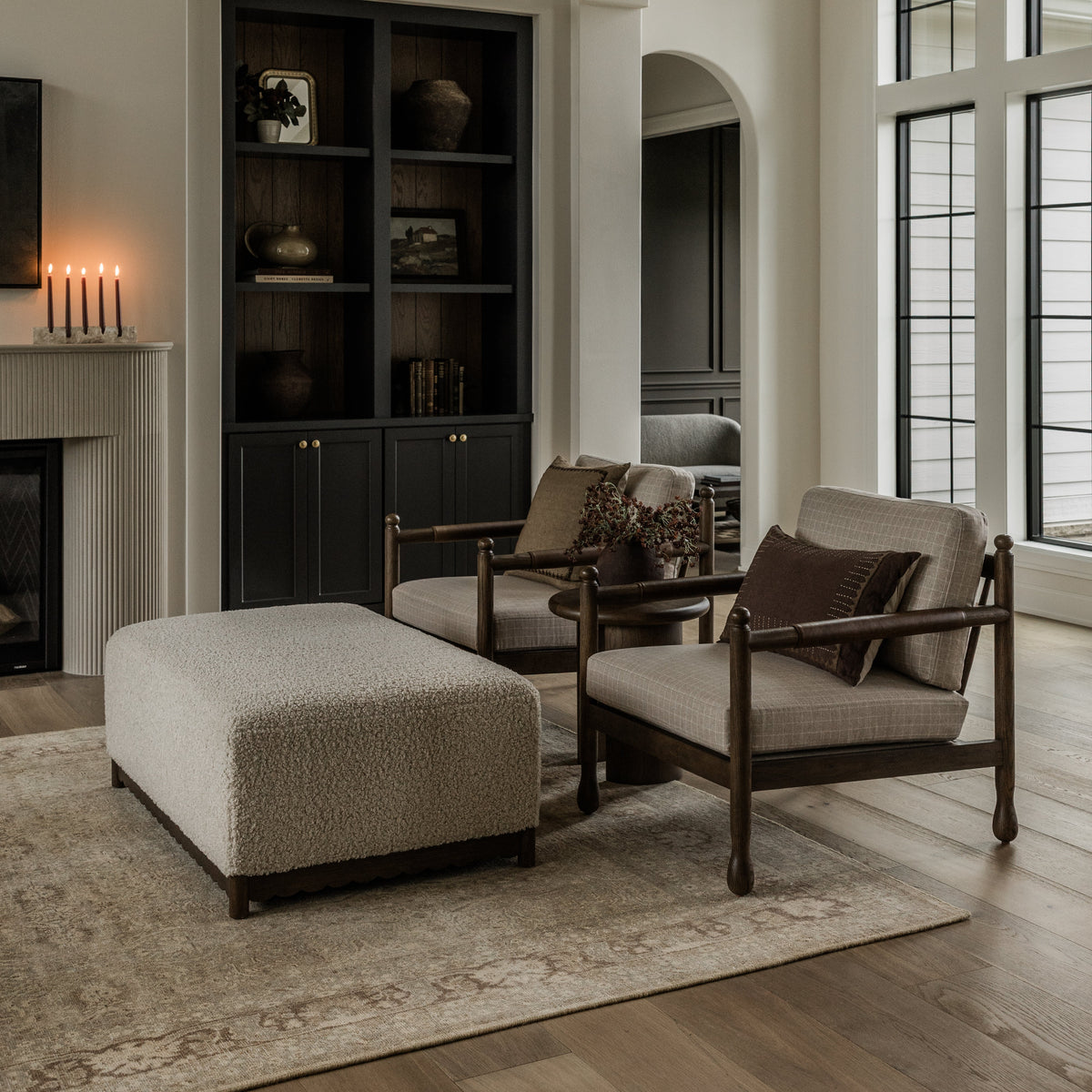 Steven Coffee Table Ottoman - Rectangle - Made to Order