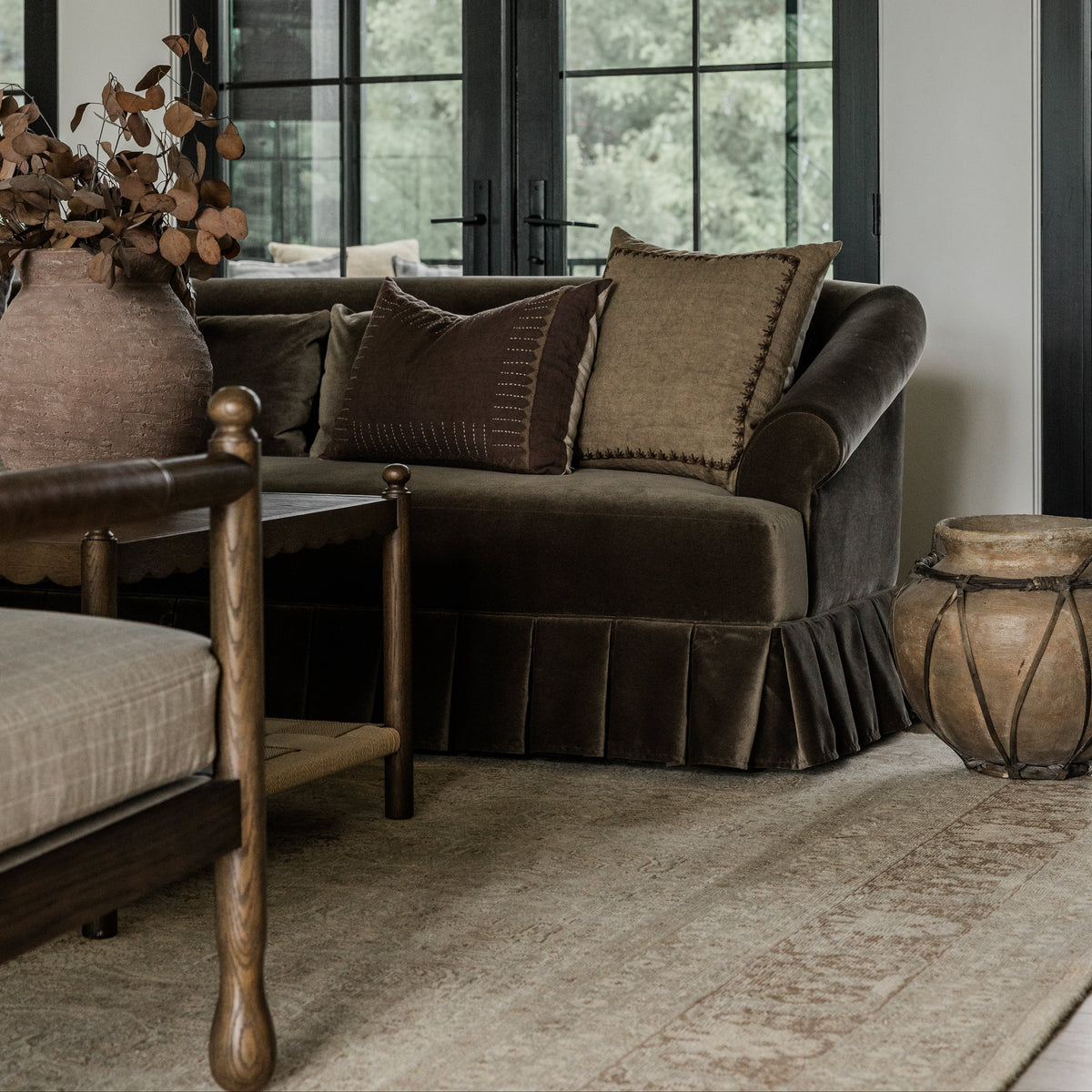 Mesa Stitch Throw Pillow