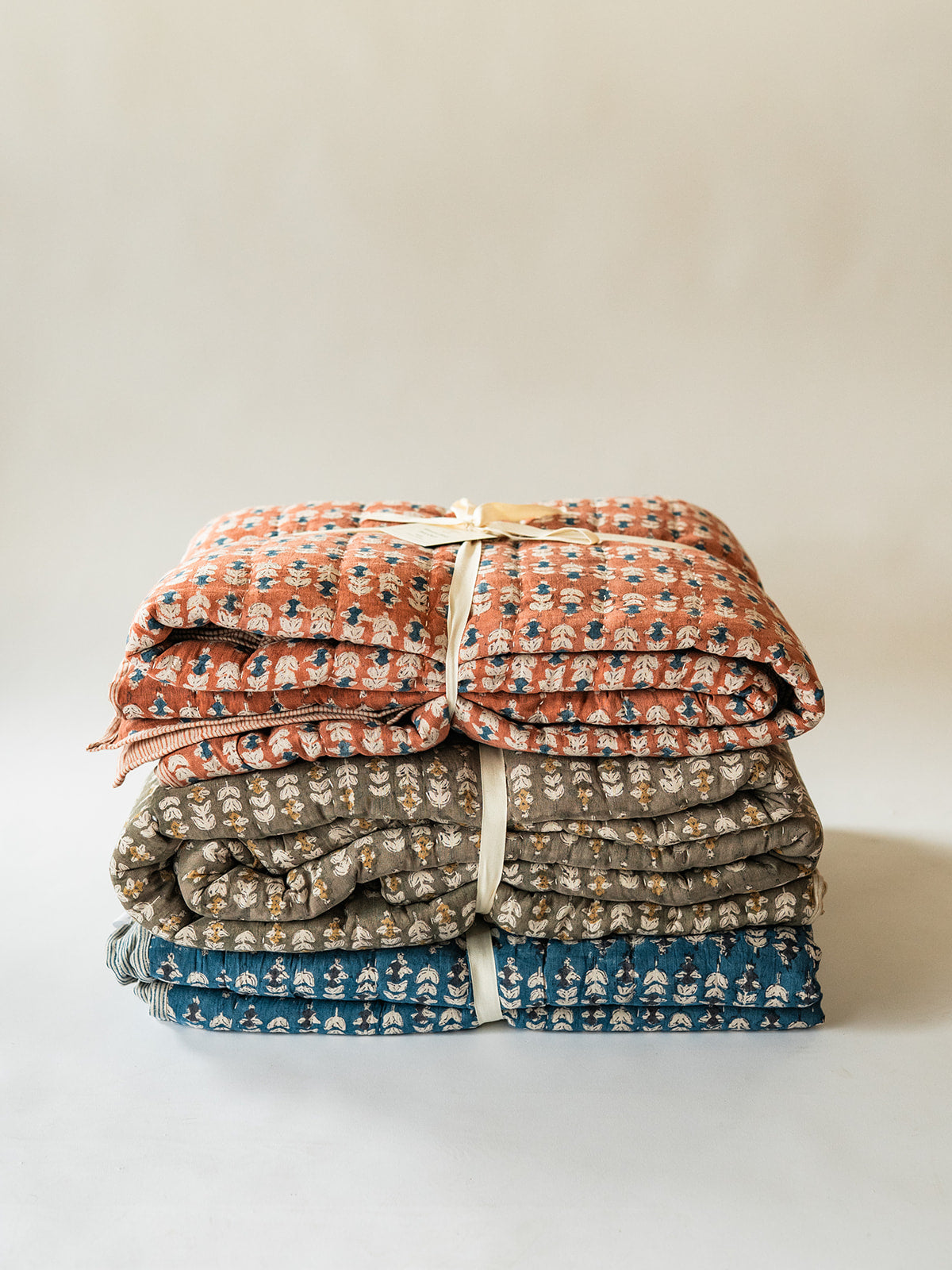 Blossom Block Print Quilt