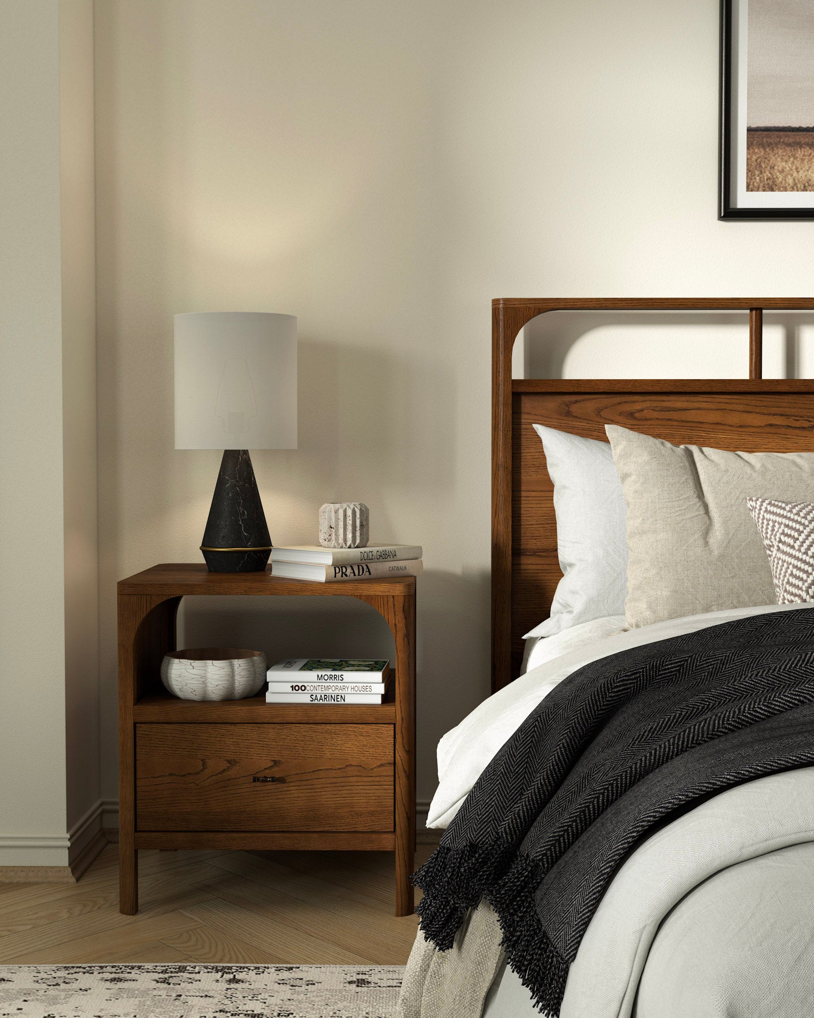 Cali Oak Bed