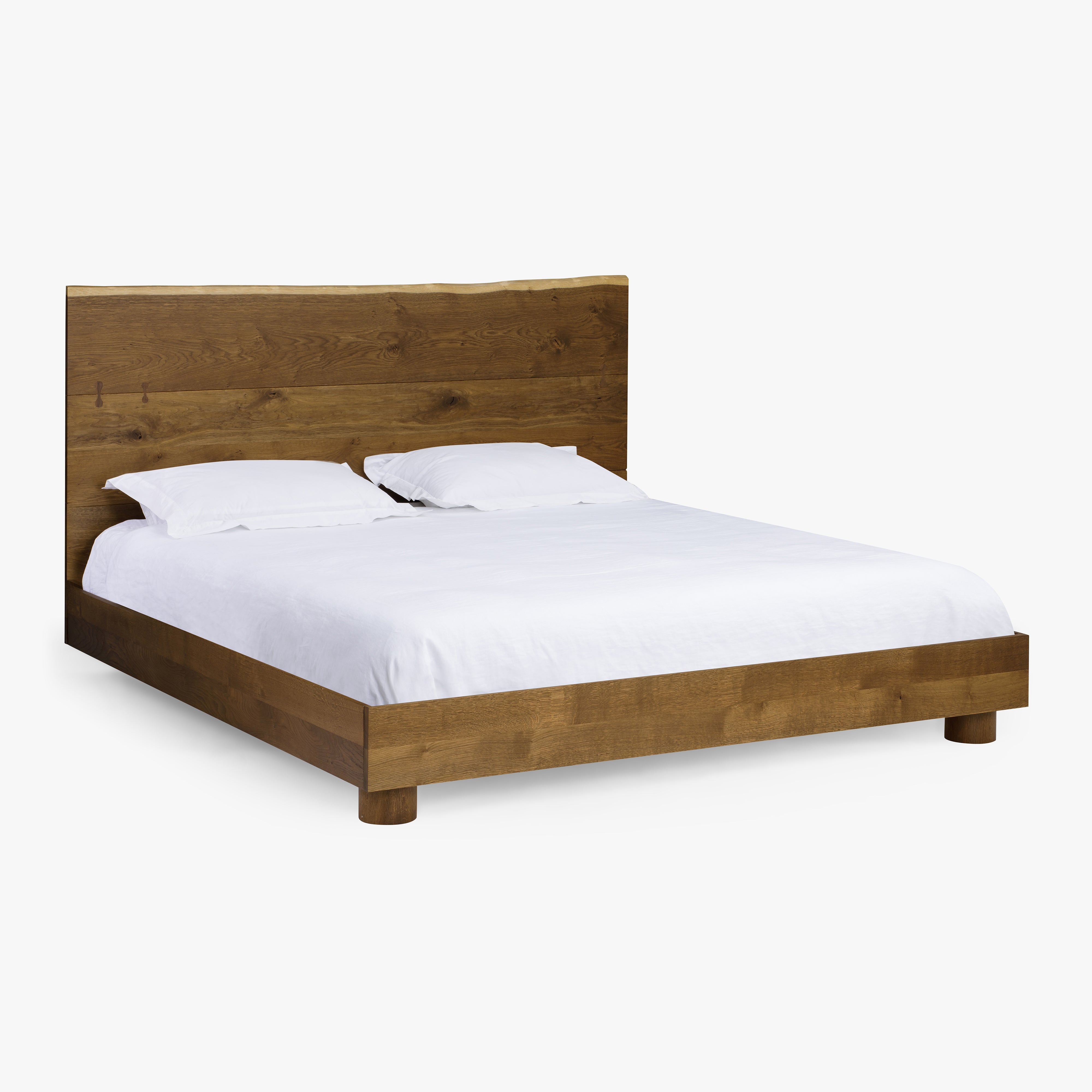 Paolo Live Edge Oak Bed