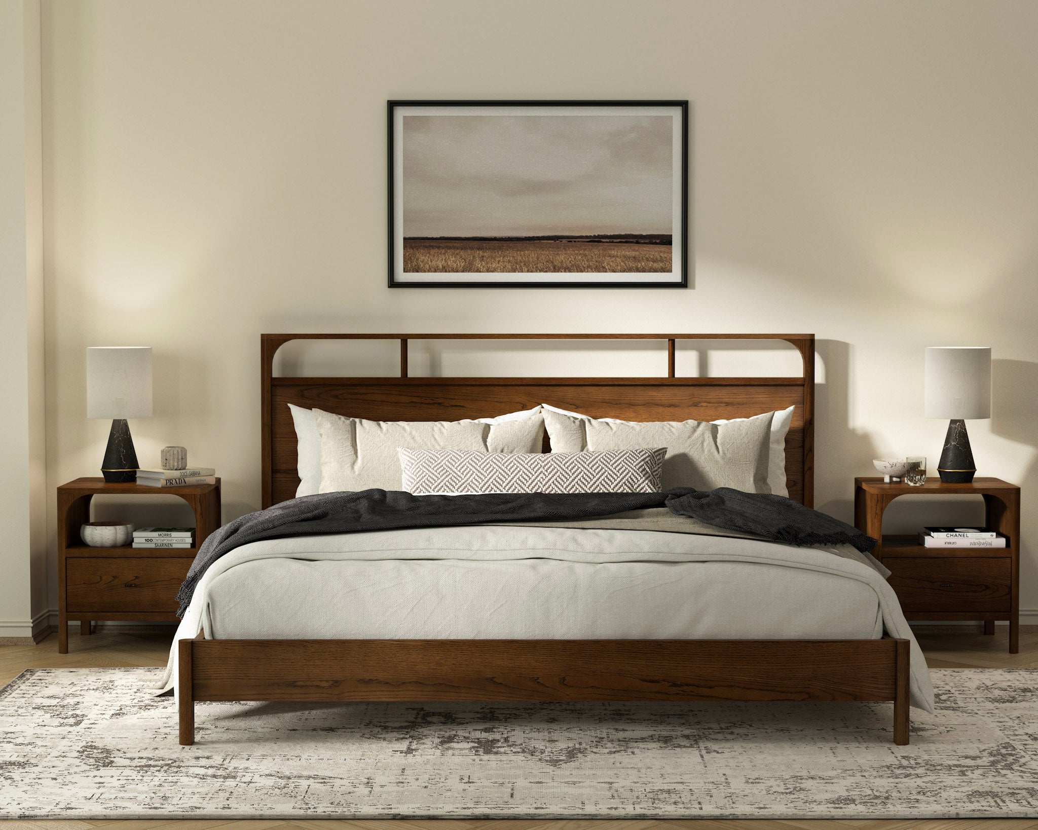 Cali Oak Bed