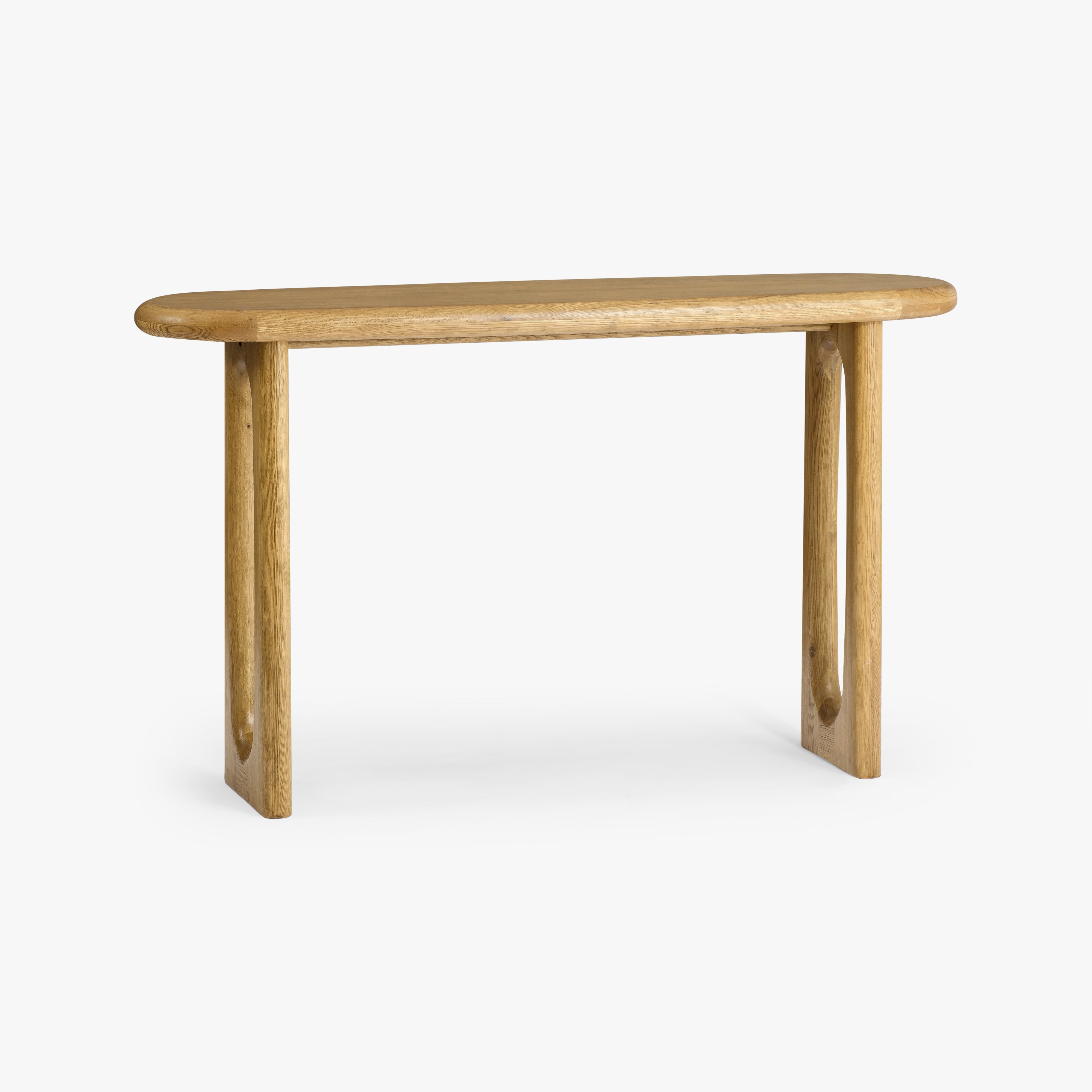 Eva Oak Console Table