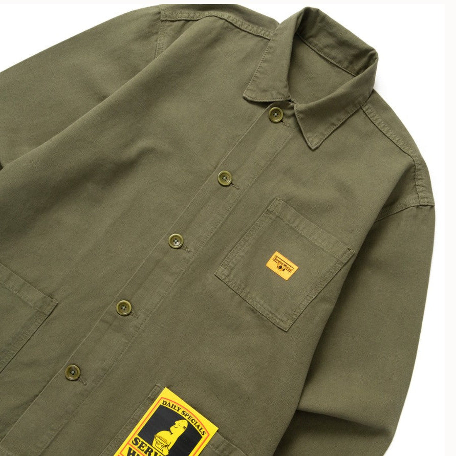 Canvas Chore Shirt - Olive