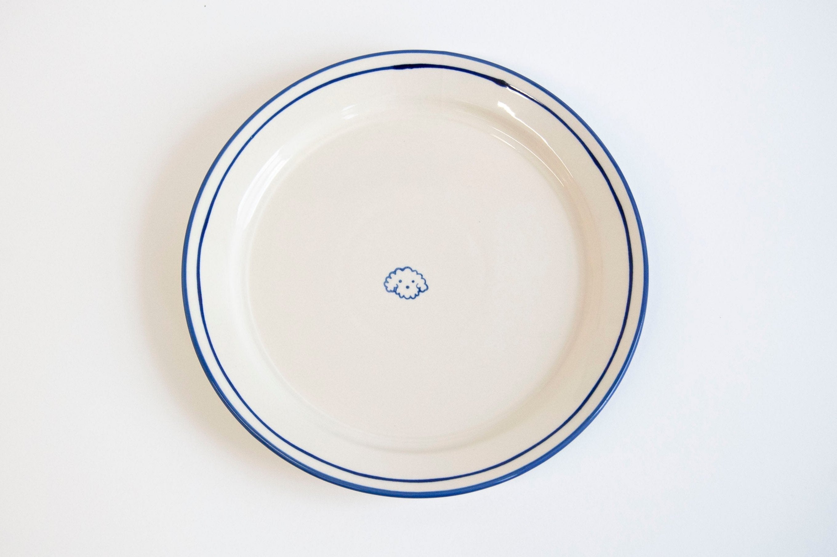 Melrose Icon Plates - Fluffy Dog - Set of 4