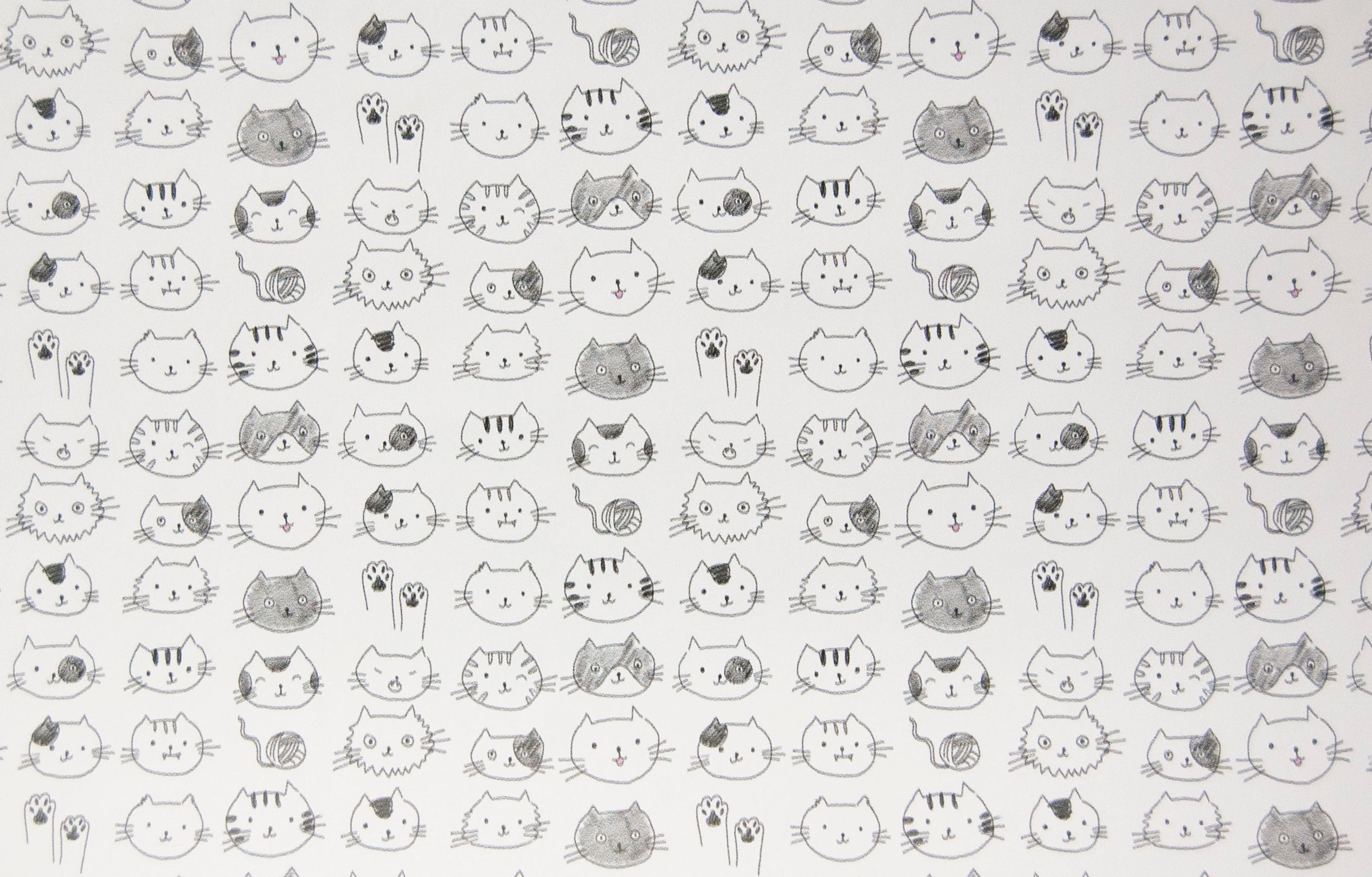 Cat Portrait Peel & Stick Wallpaper