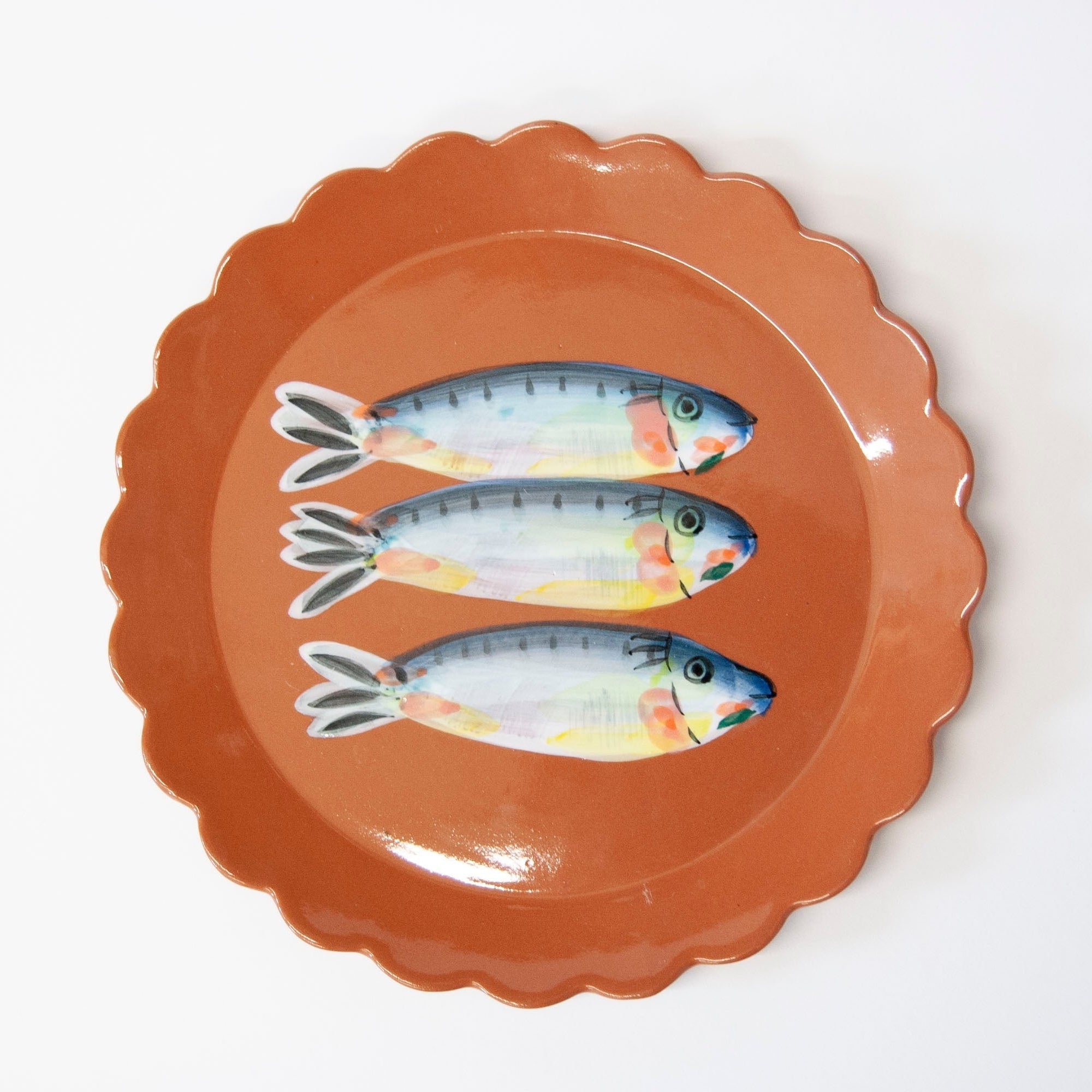 Scallop Fish Dessert Plate - Set of 4