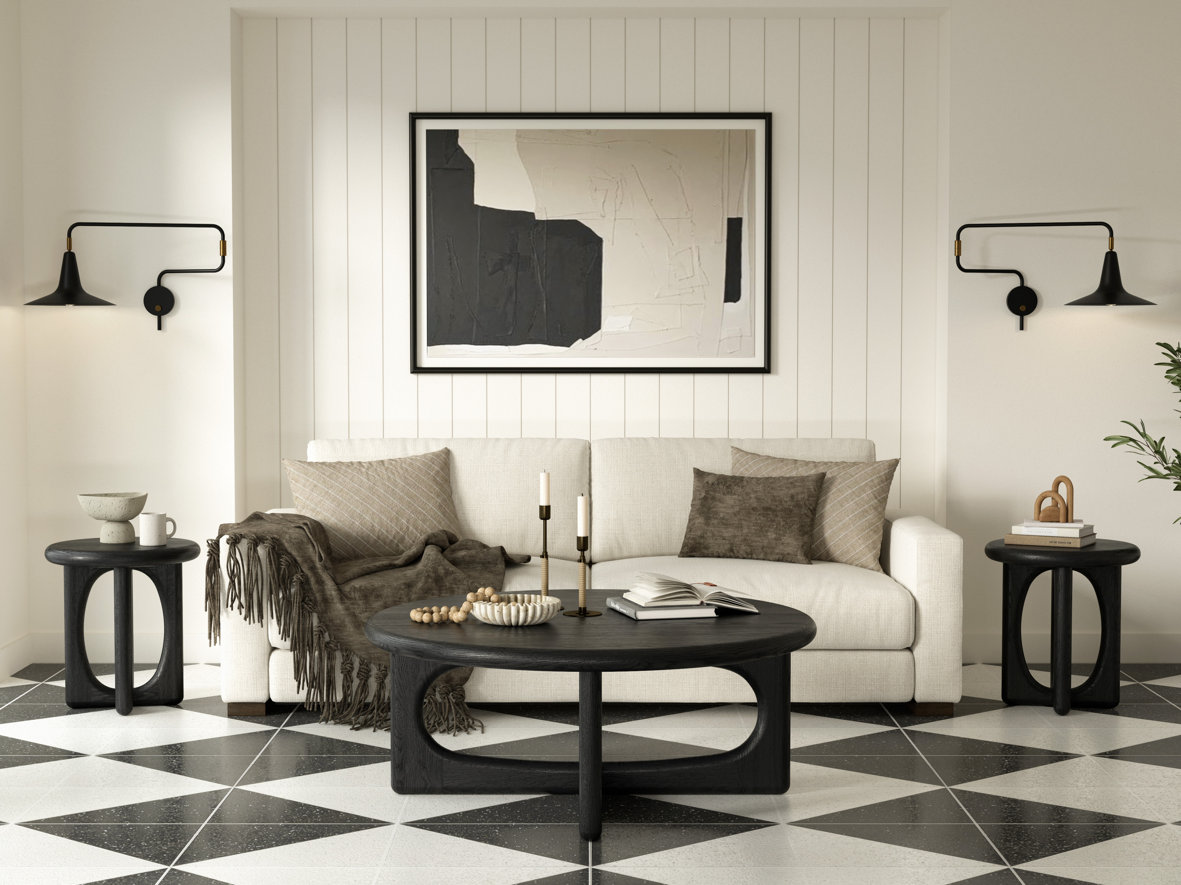 Eva Oak Side Table