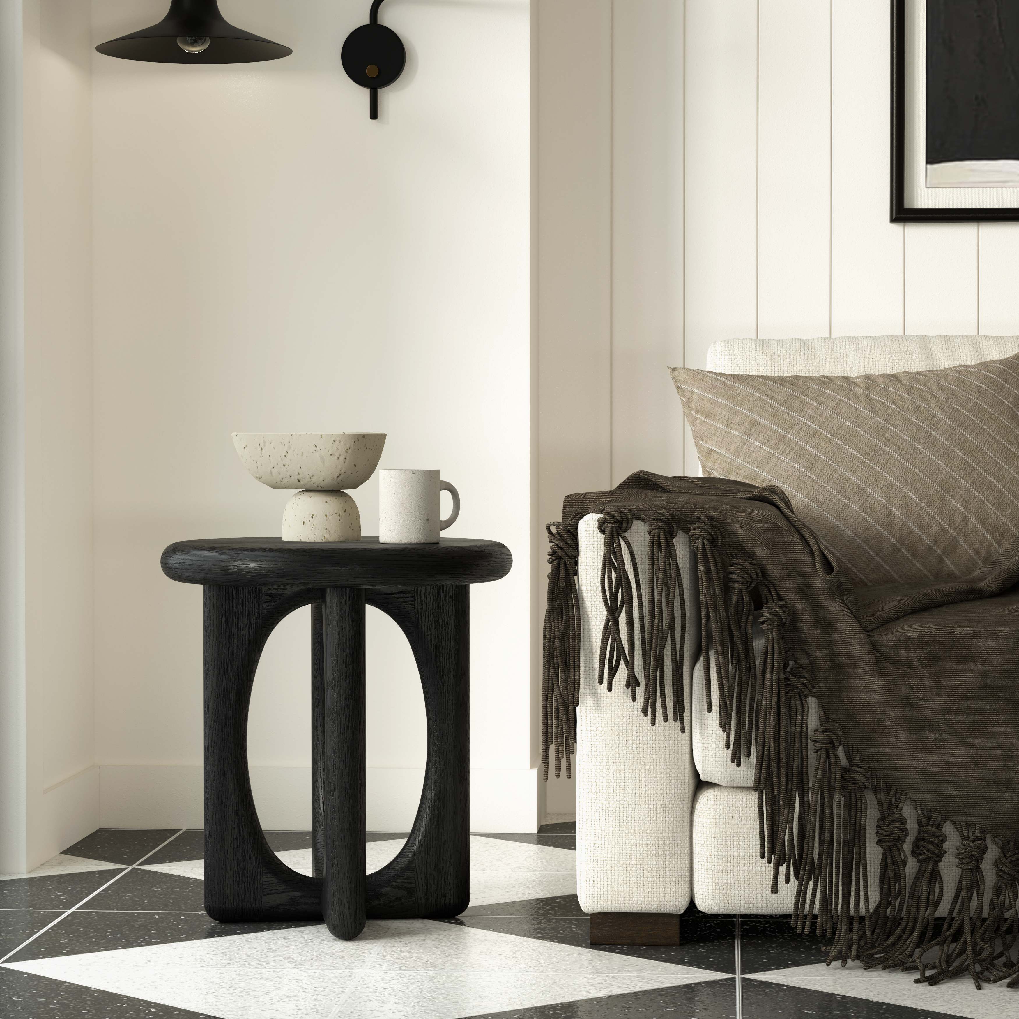 Eva Oak Side Table