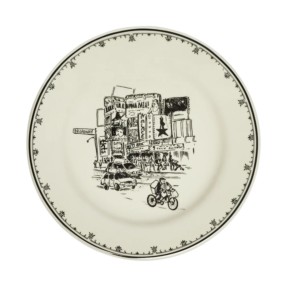 NYC Toile - Time Square Plate