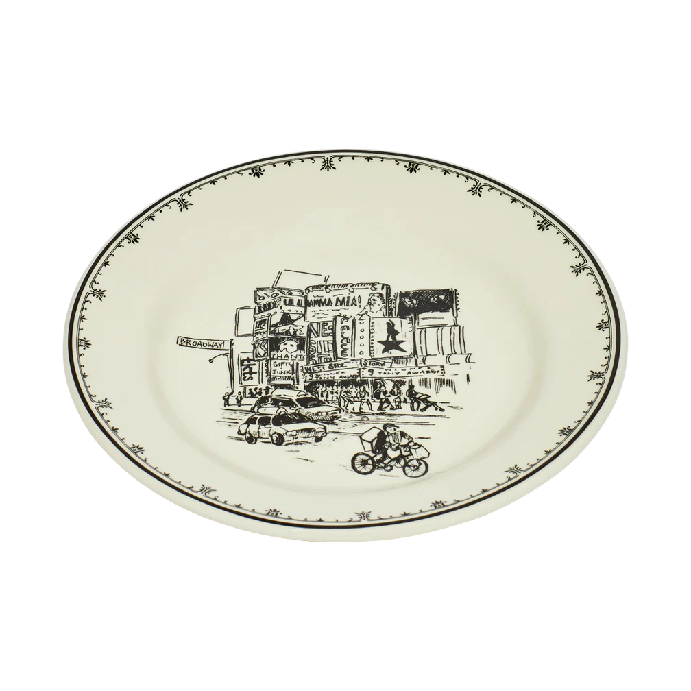 NYC Toile - Time Square Plate