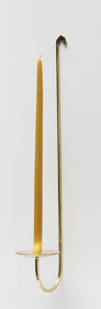 Single Armed Brass Candle Holder