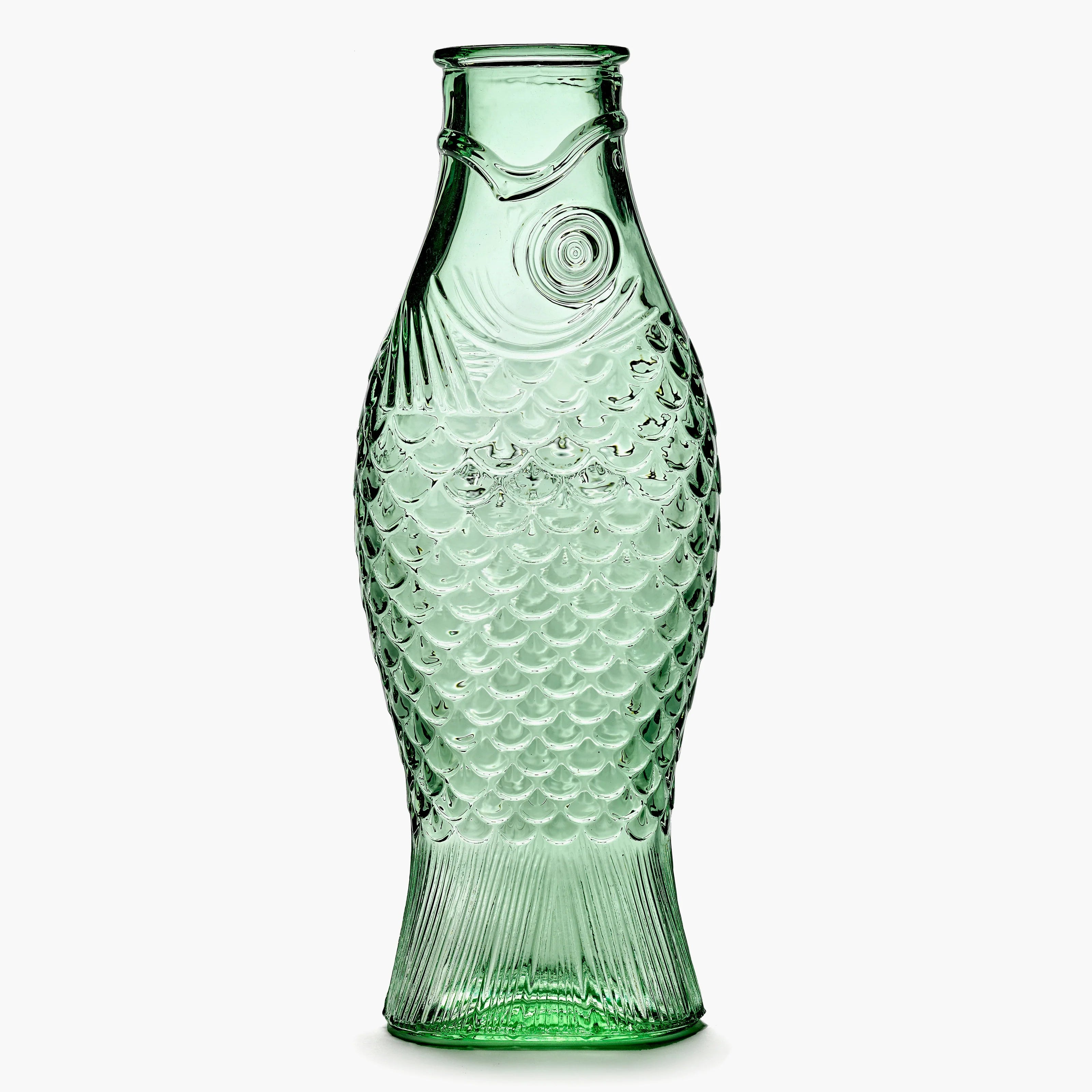 Fish & Fish Glass Bottle