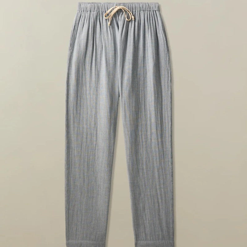 BALI DRAWSTRING PANT IN DOUBLE COTTON GAUZE