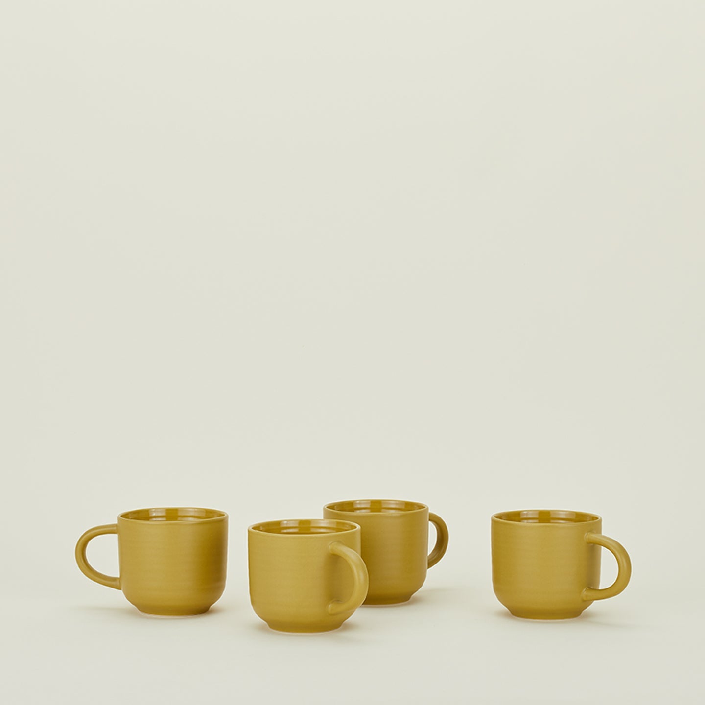ESSENTIAL MUG - SET OF 4, MUSTARD
