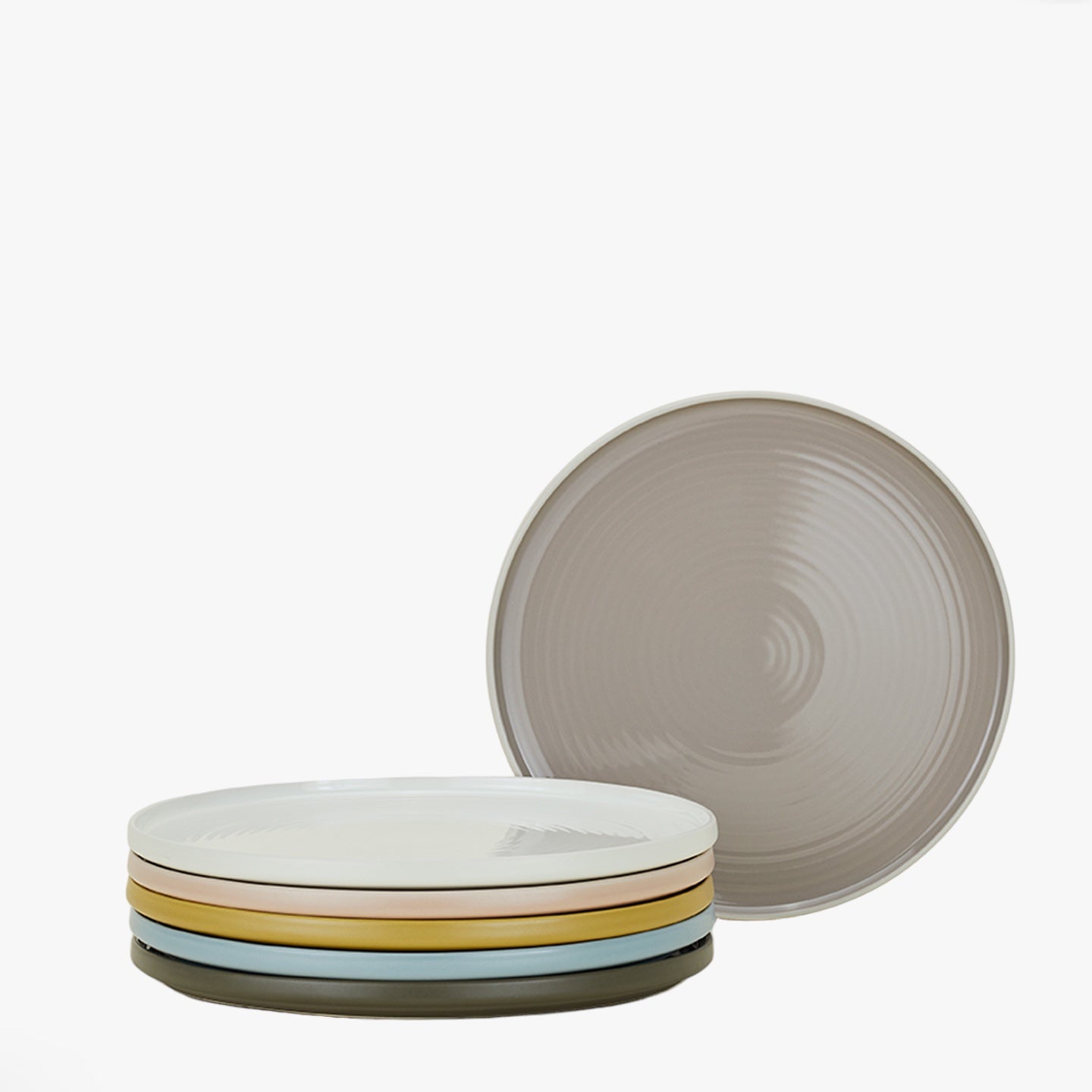 ESSENTIAL DINNER PLATE - SET OF 4, MUSTARD