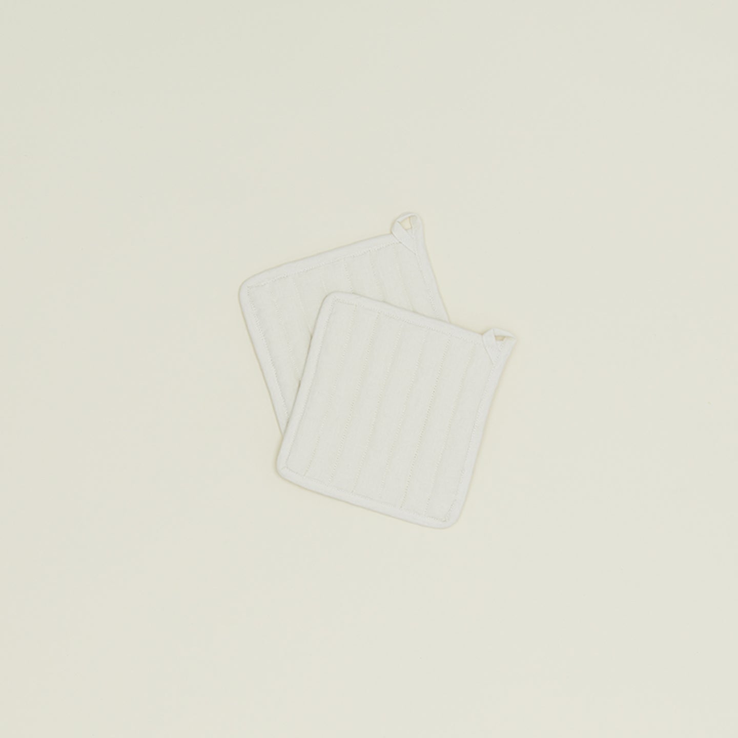 SIMPLE LINEN POT HOLDERS - SET OF 2