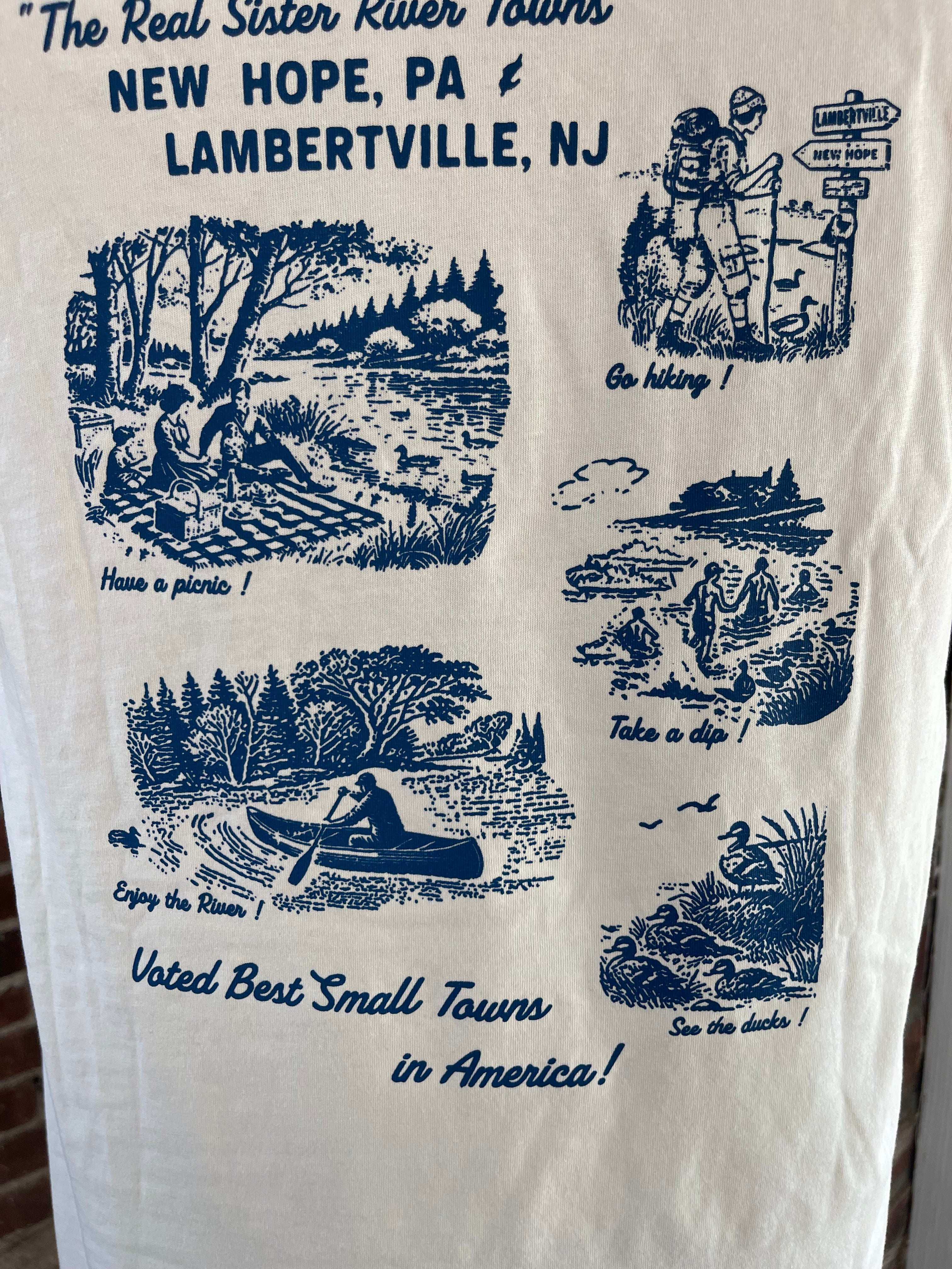 Two Towns Nostalgic Tee - White (Universal Fit)
