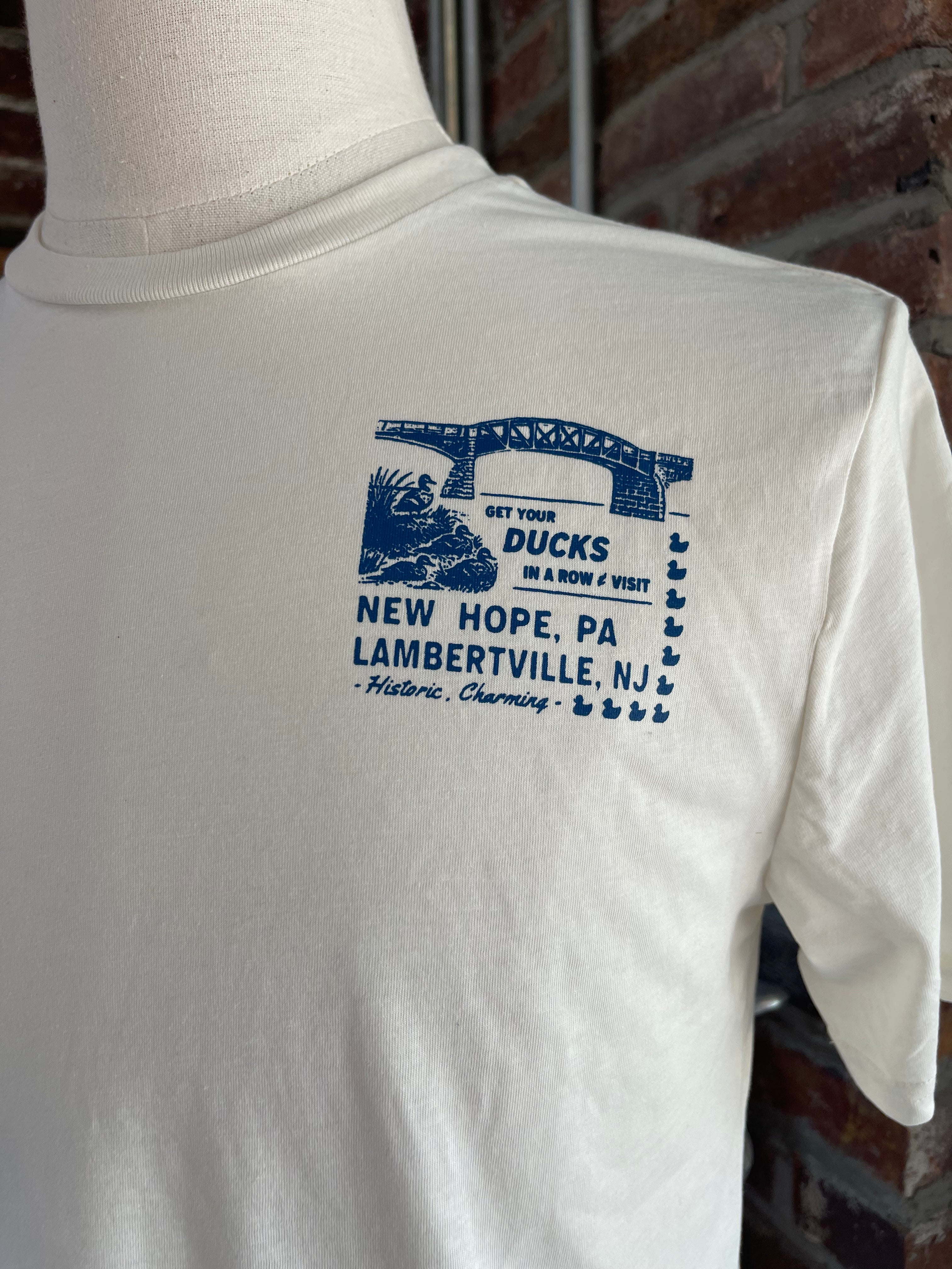 Two Towns Nostalgic Tee - White (Universal Fit)