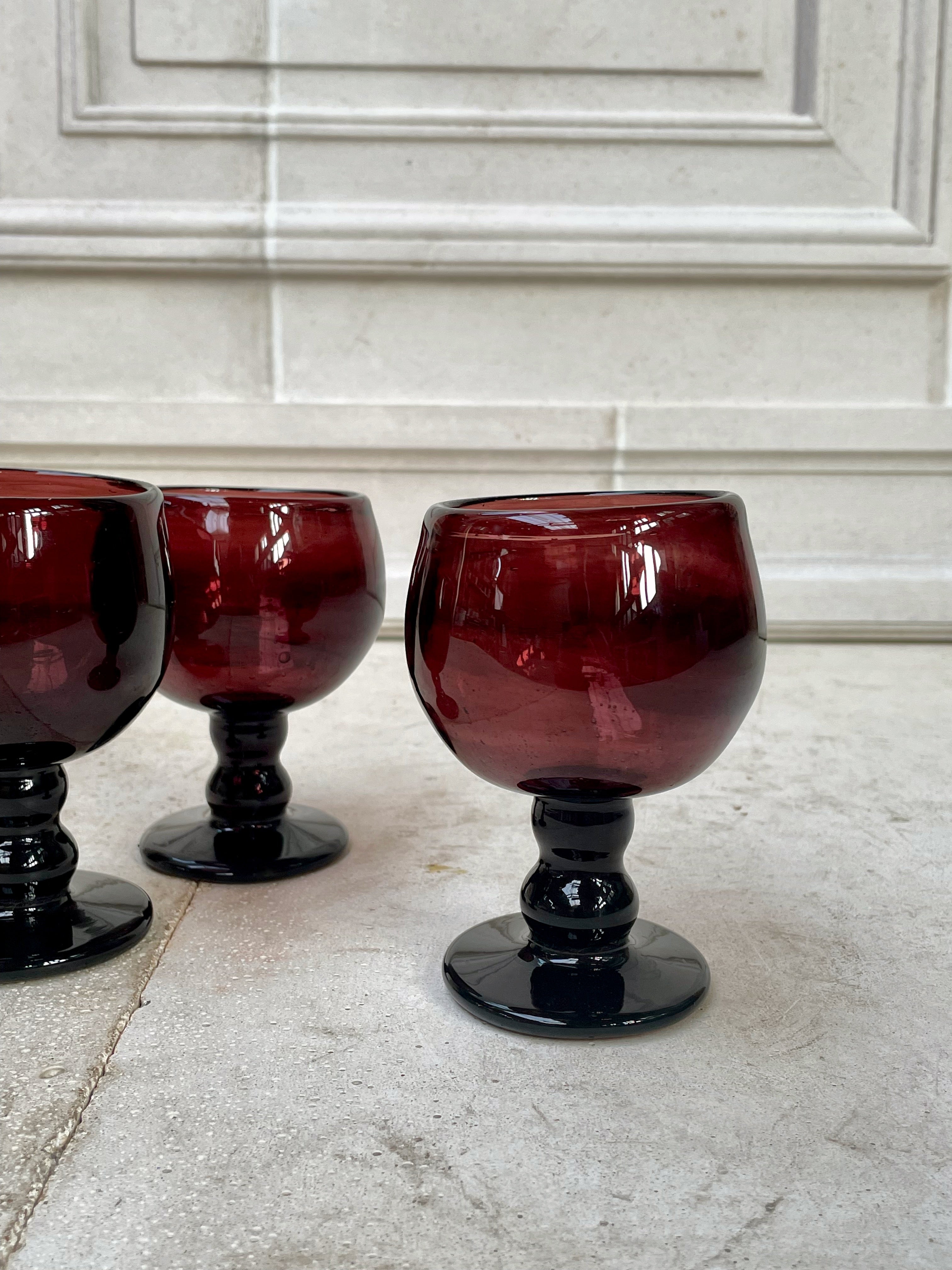 Red Wine Glass Framboise