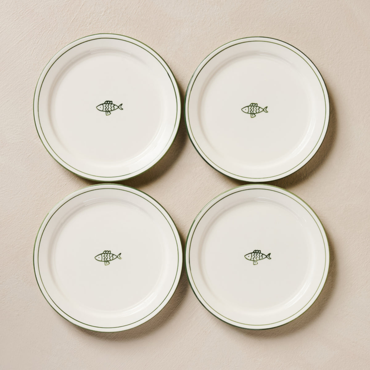 Melrose Icon Plates - Fish - Set of 4
