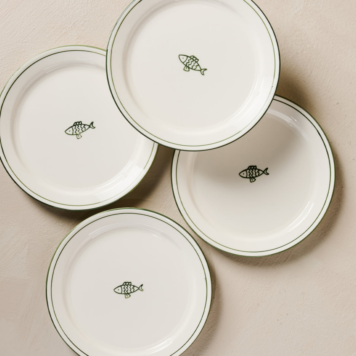 Melrose Icon Plates - Fish - Set of 4